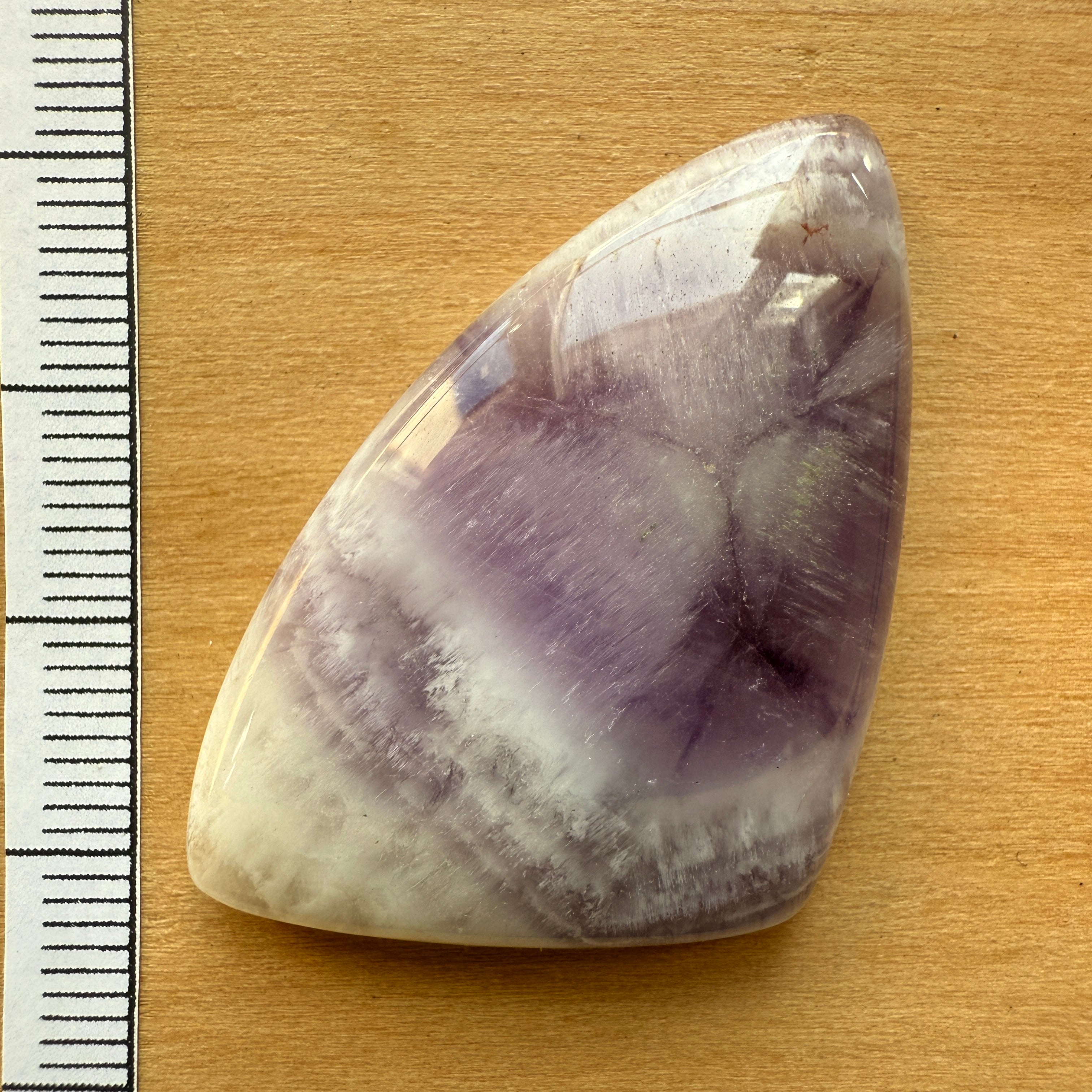 Cabochon Améthyste Chevron