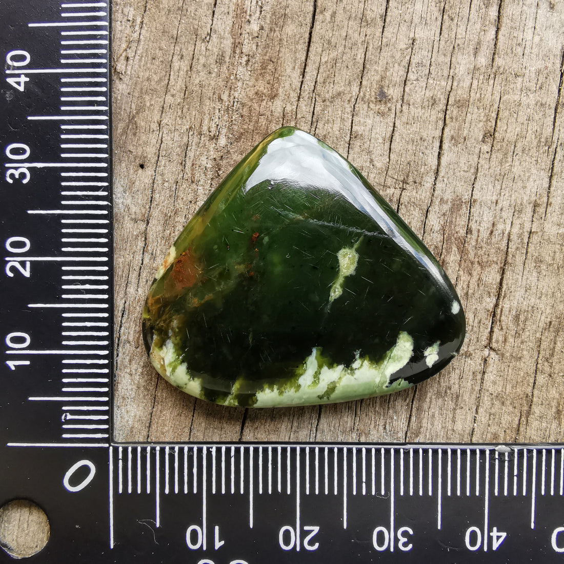 Cabochon Calcédoine Chrome