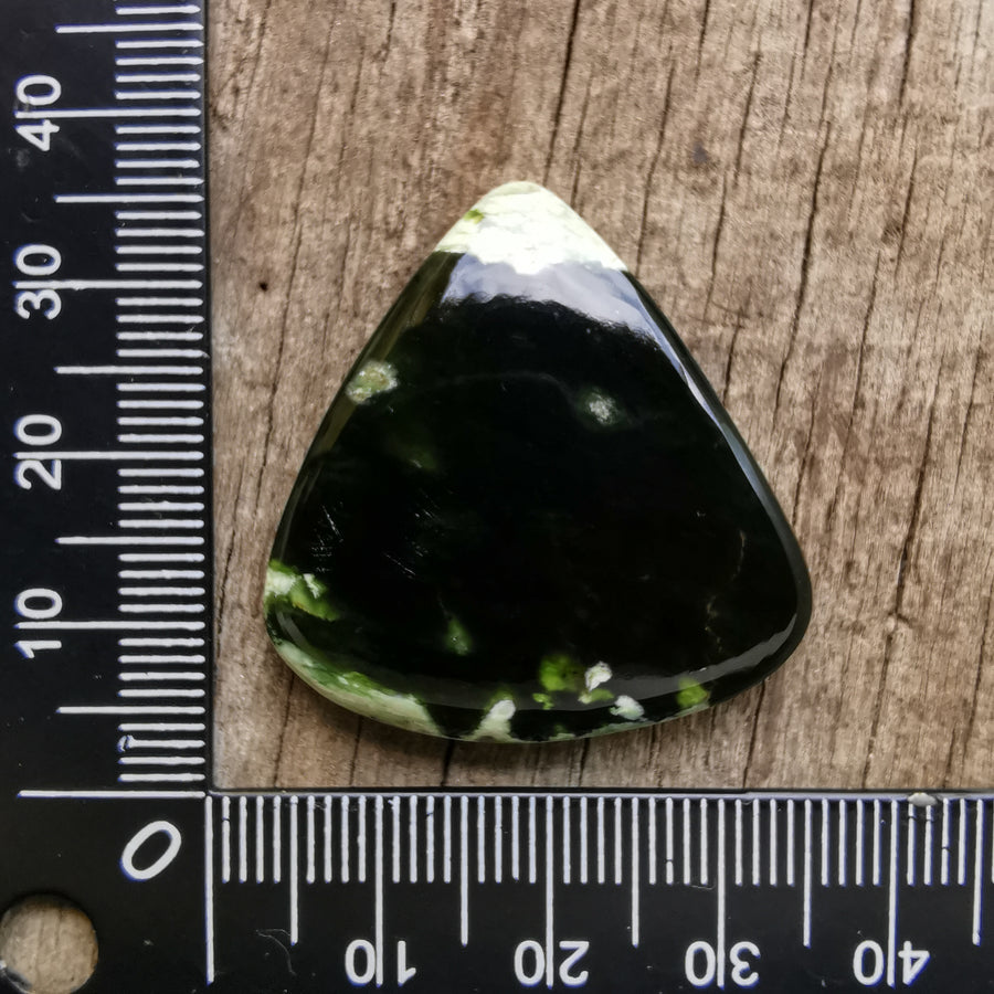 Cabochon Calcédoine Chrome