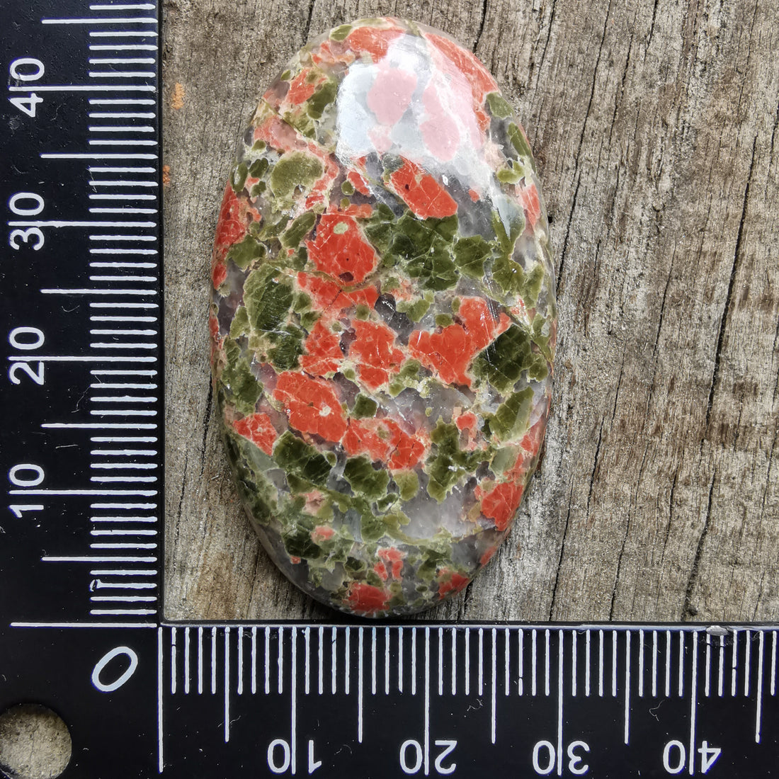 Cabochon Unakite