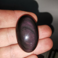 Cabochon Obsidienne Oeil Celeste