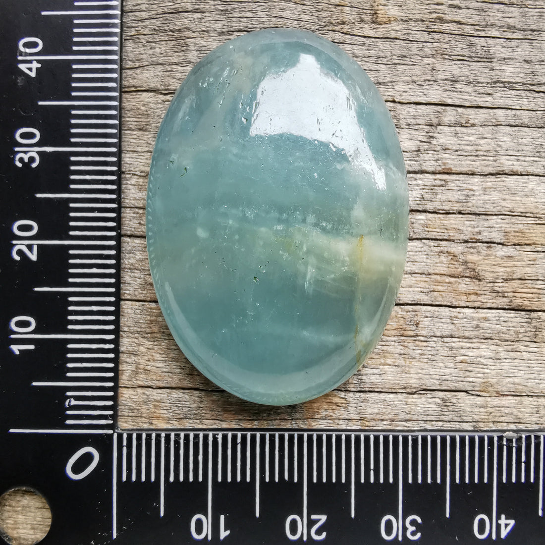 Cabochon Calcite Aquatine