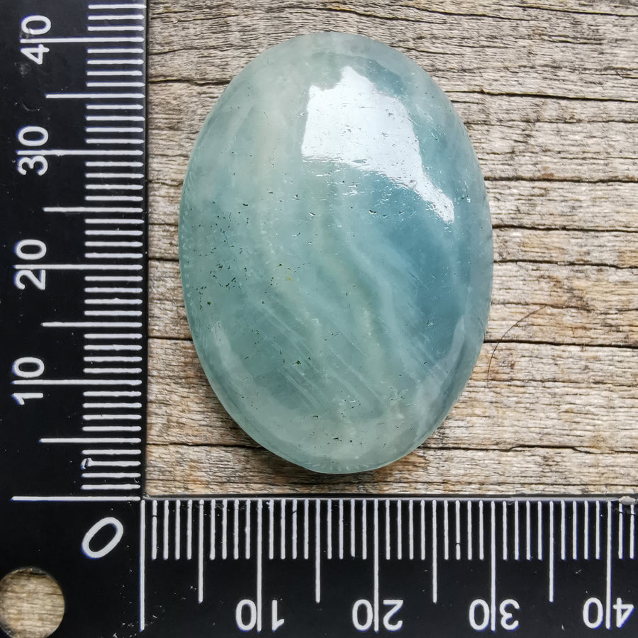 Cabochon Calcite Aquatine