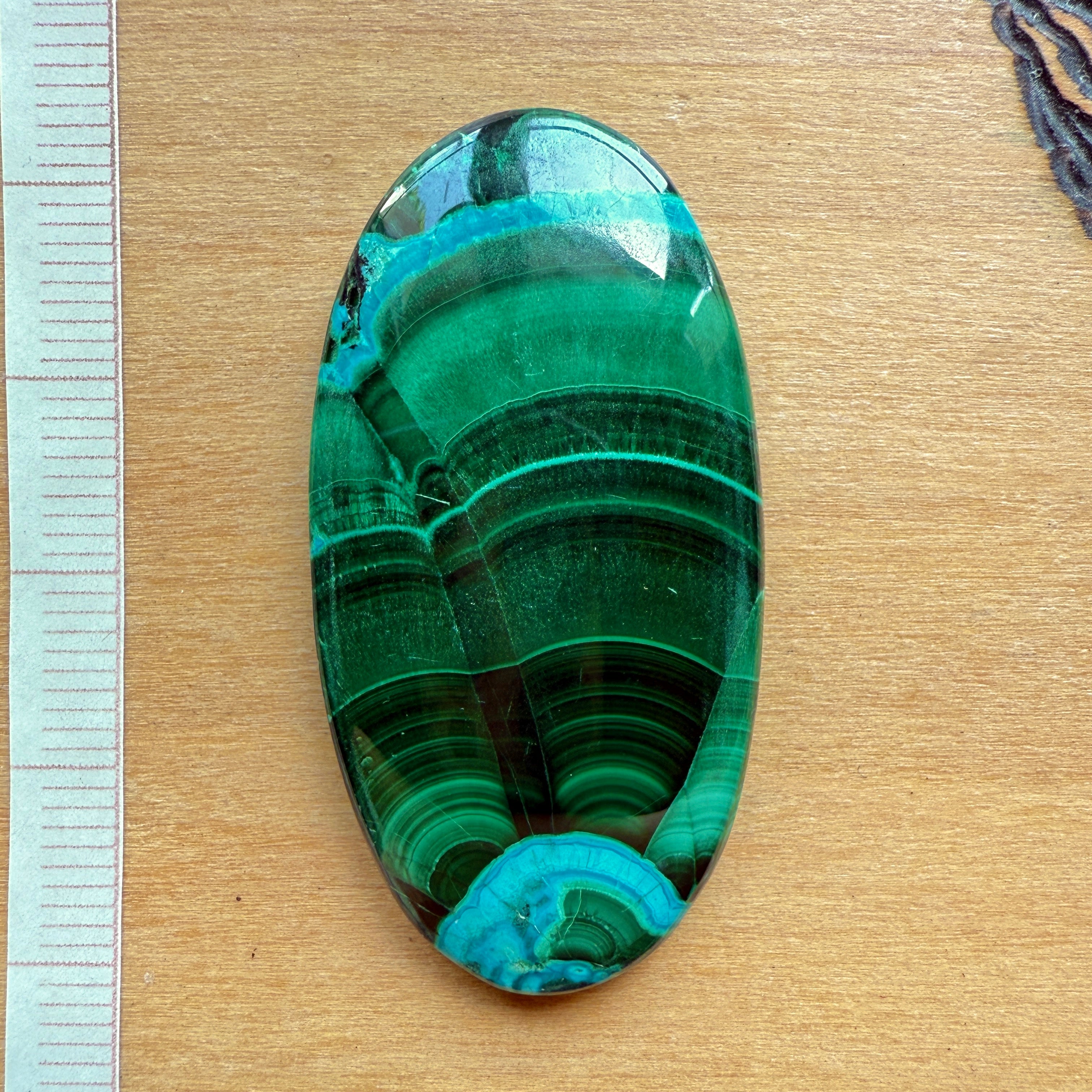 Cabochon Malachite Chrysocolle