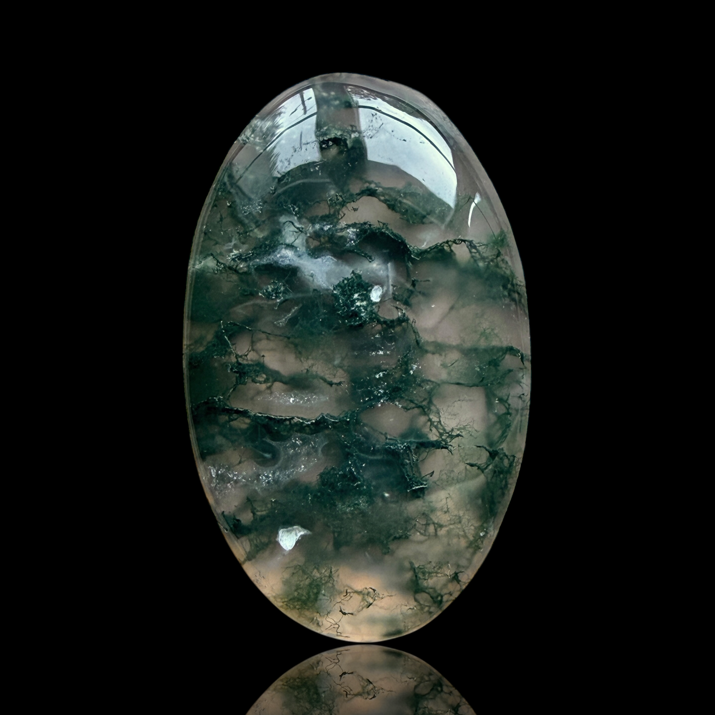 Cabochon Agate Mousse