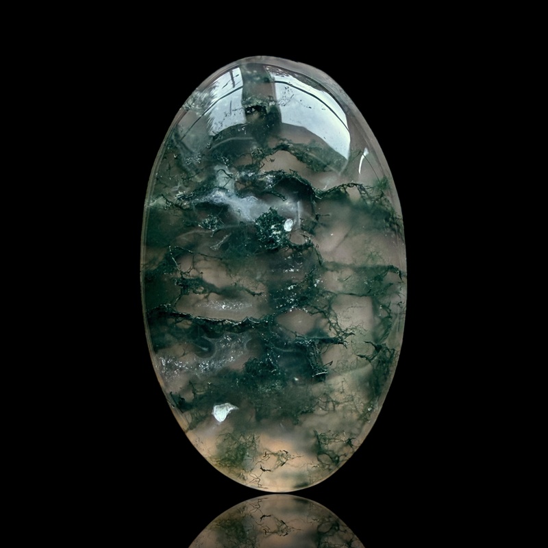 Cabochon Agate Mousse