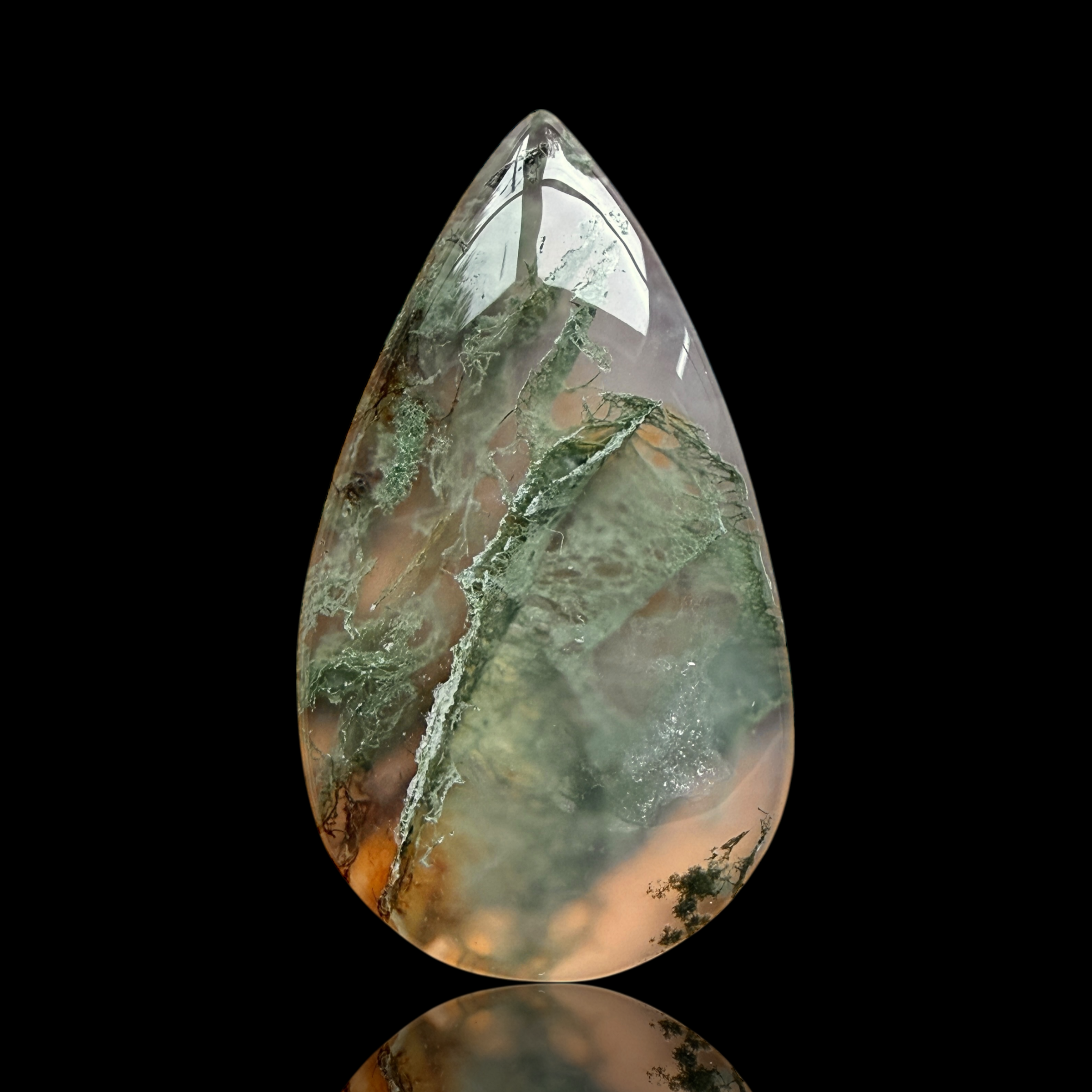 Cabochon Agate Mousse