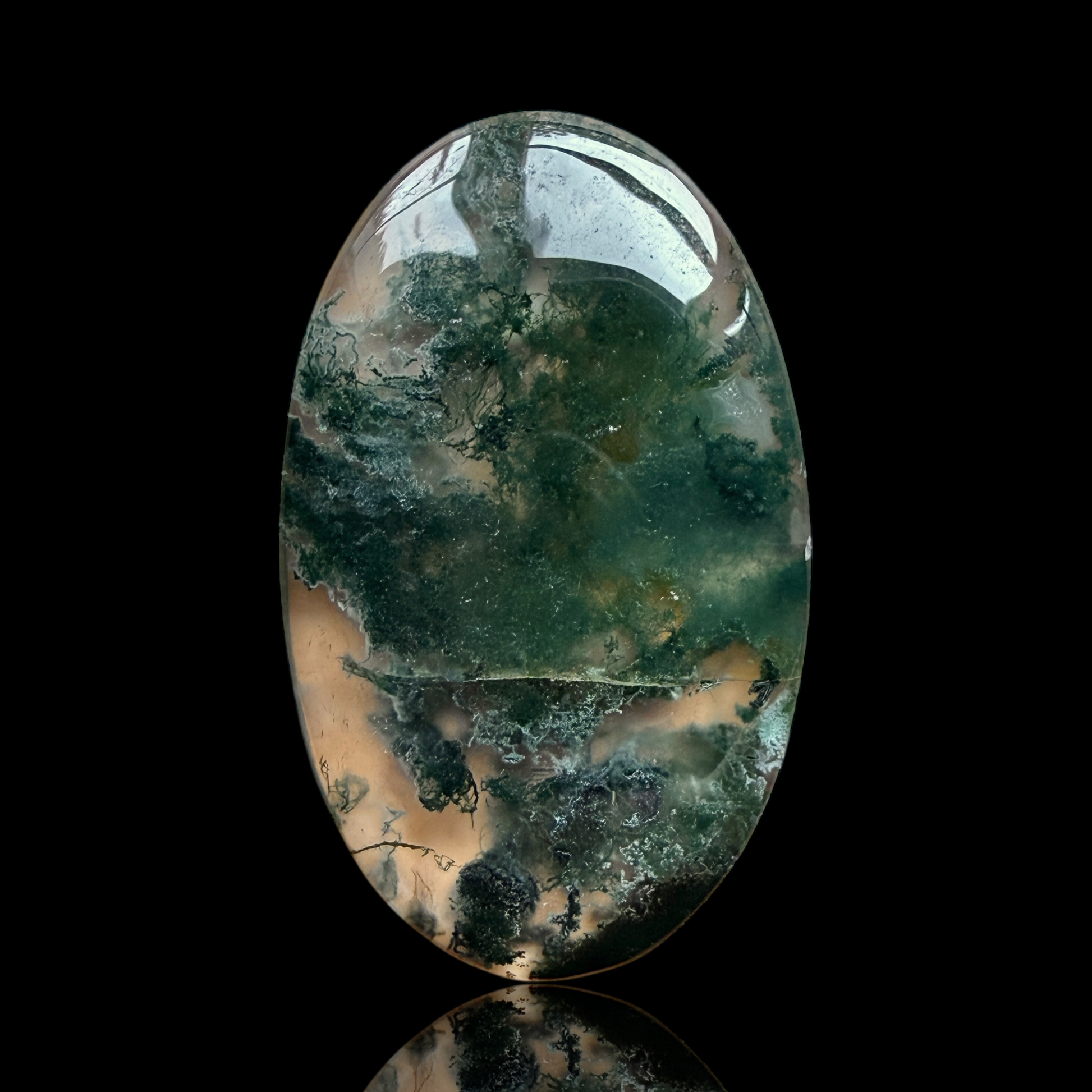 Cabochon Agate Mousse