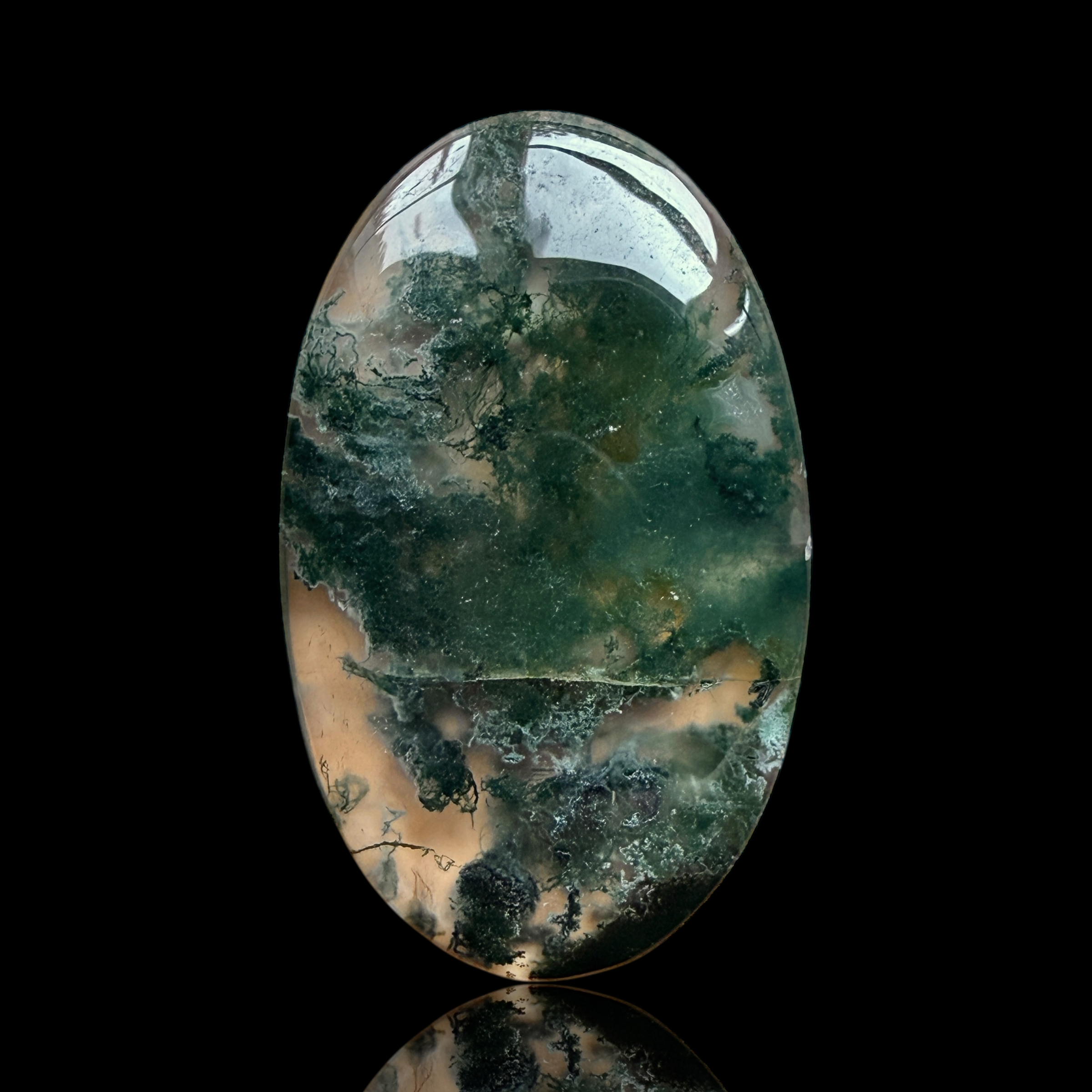 Cabochon Agate Mousse