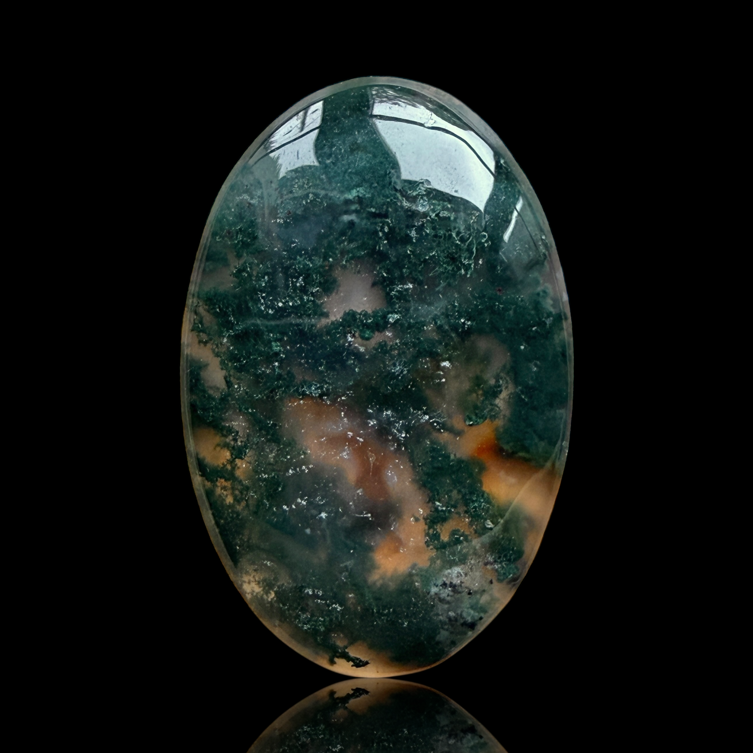 Cabochon Agate Mousse