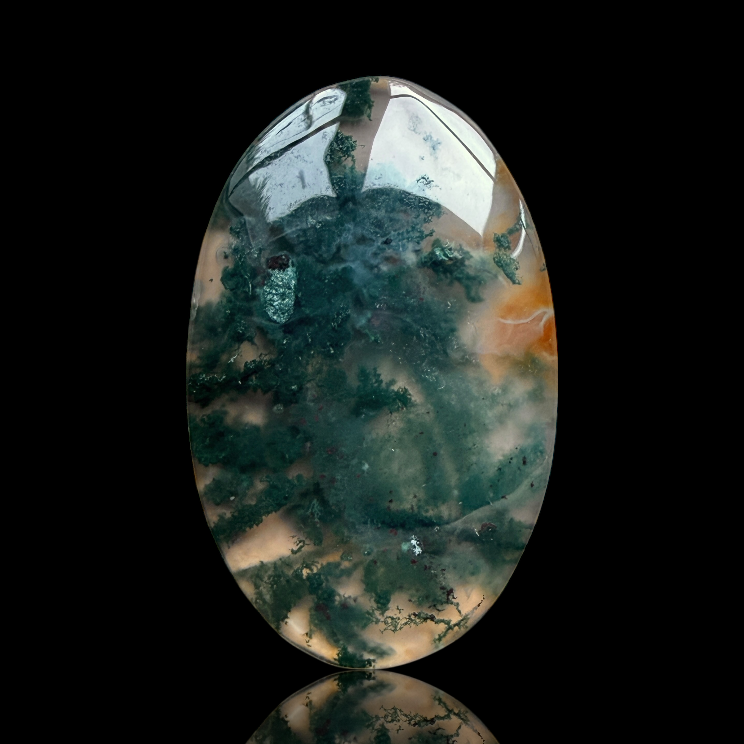 Cabochon Agate Mousse