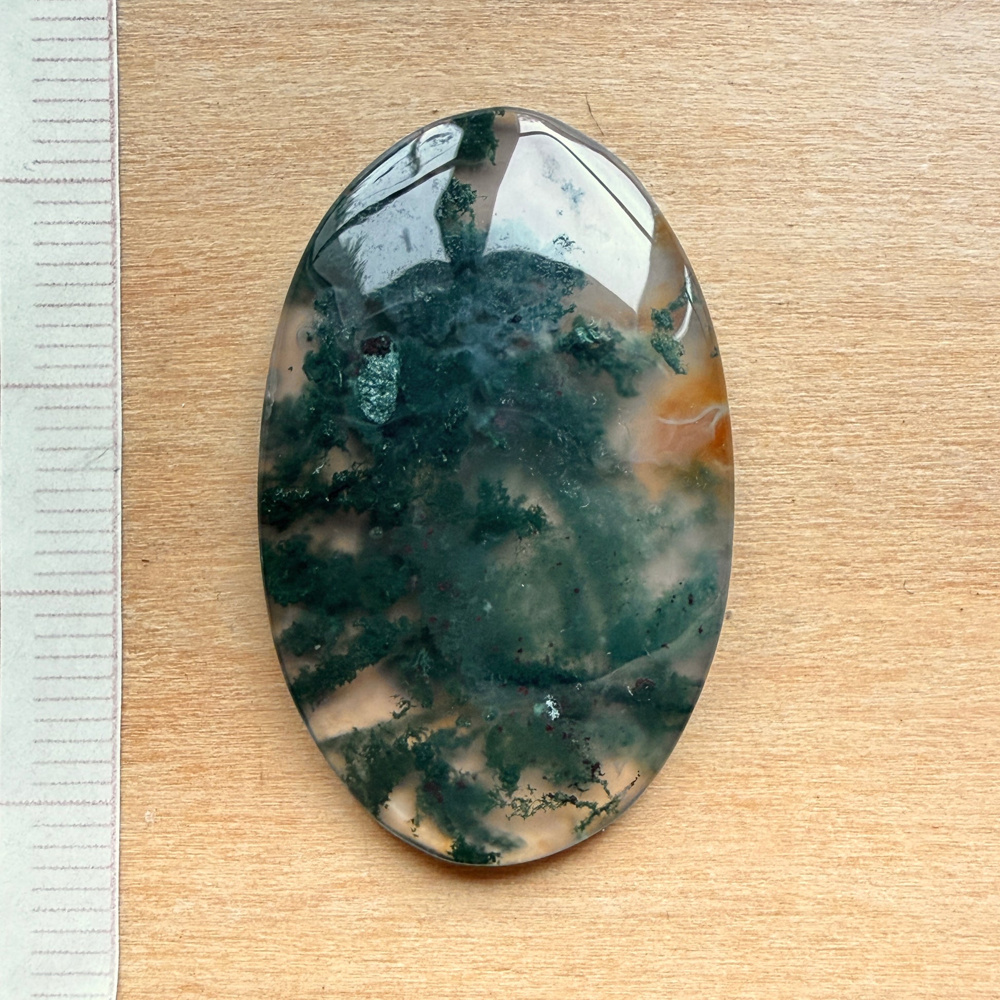 Cabochon Agate Mousse