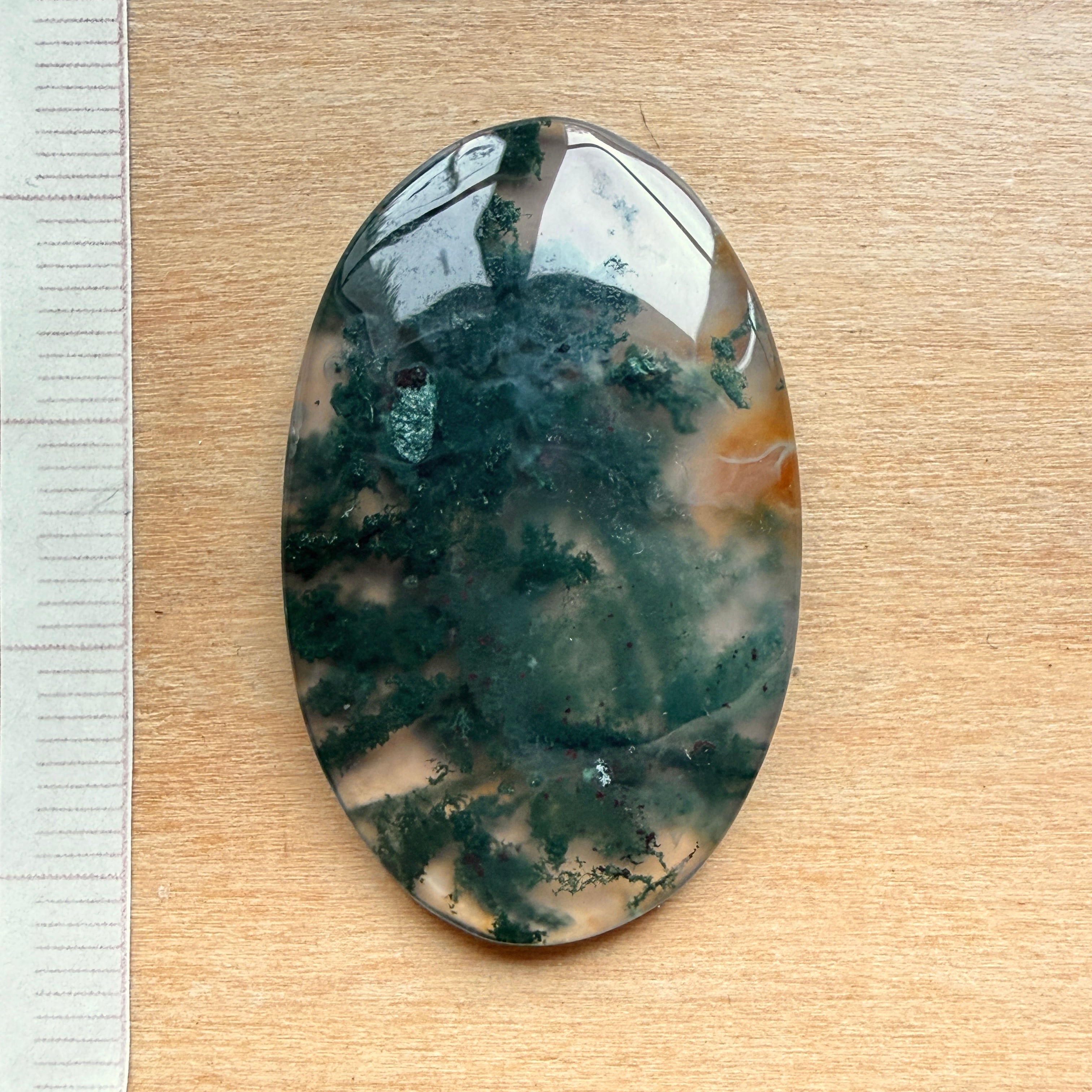 Cabochon Agate Mousse