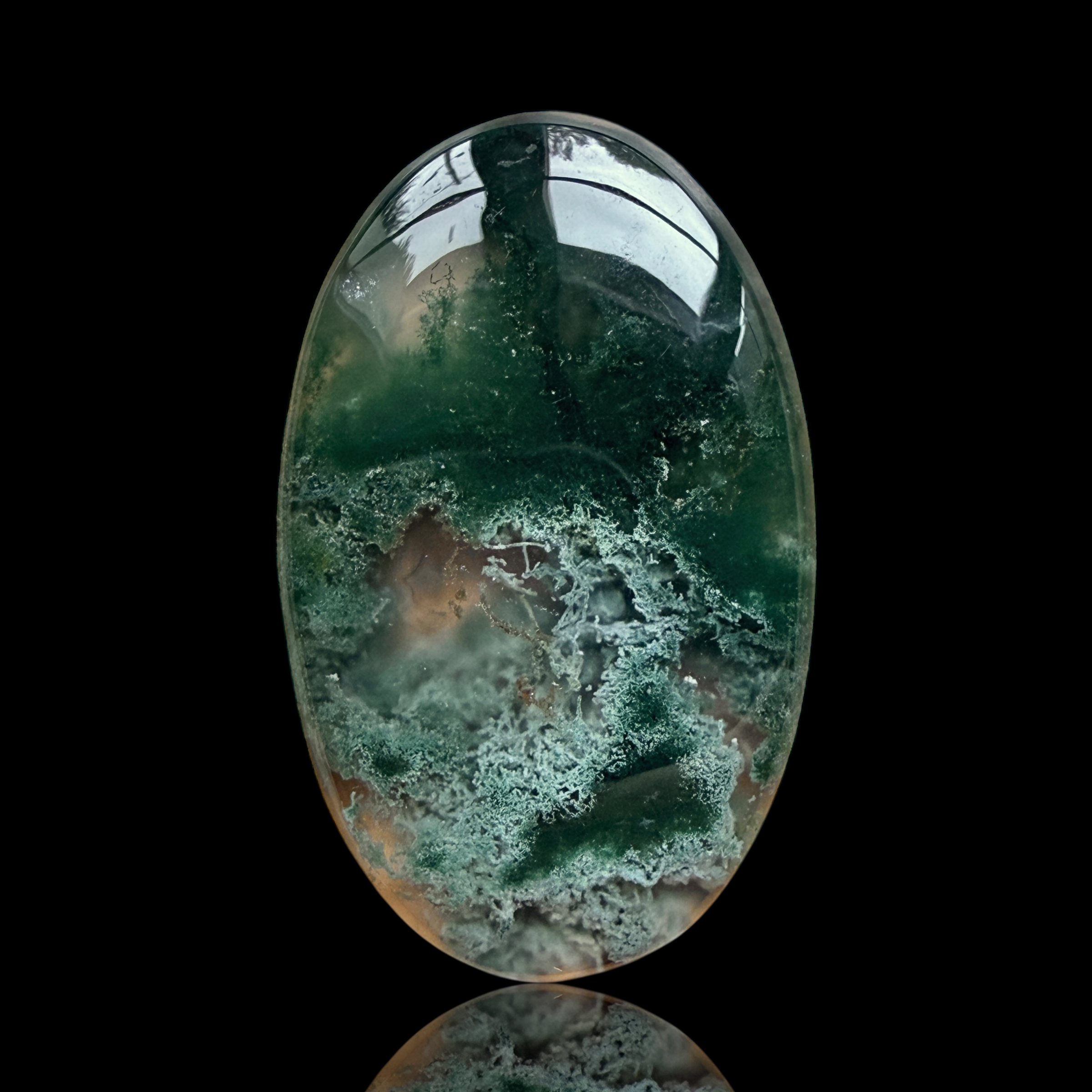 Cabochon Agate Mousse