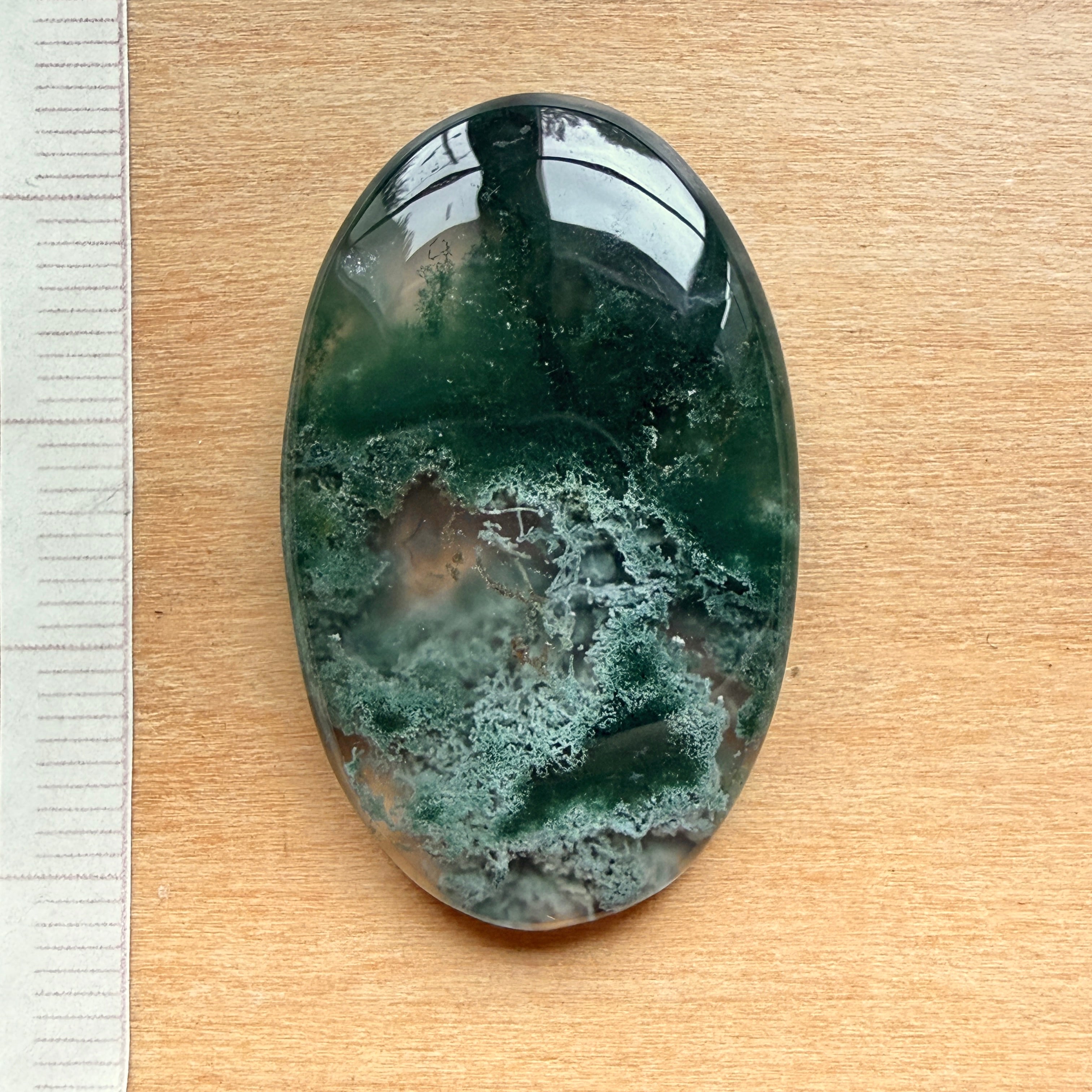 Cabochon Agate Mousse
