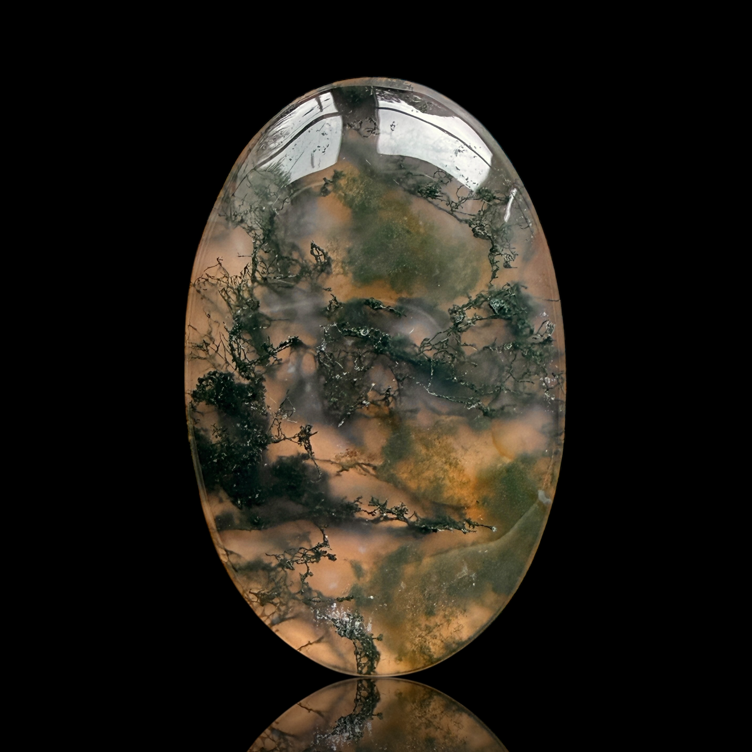Cabochon Agate Mousse