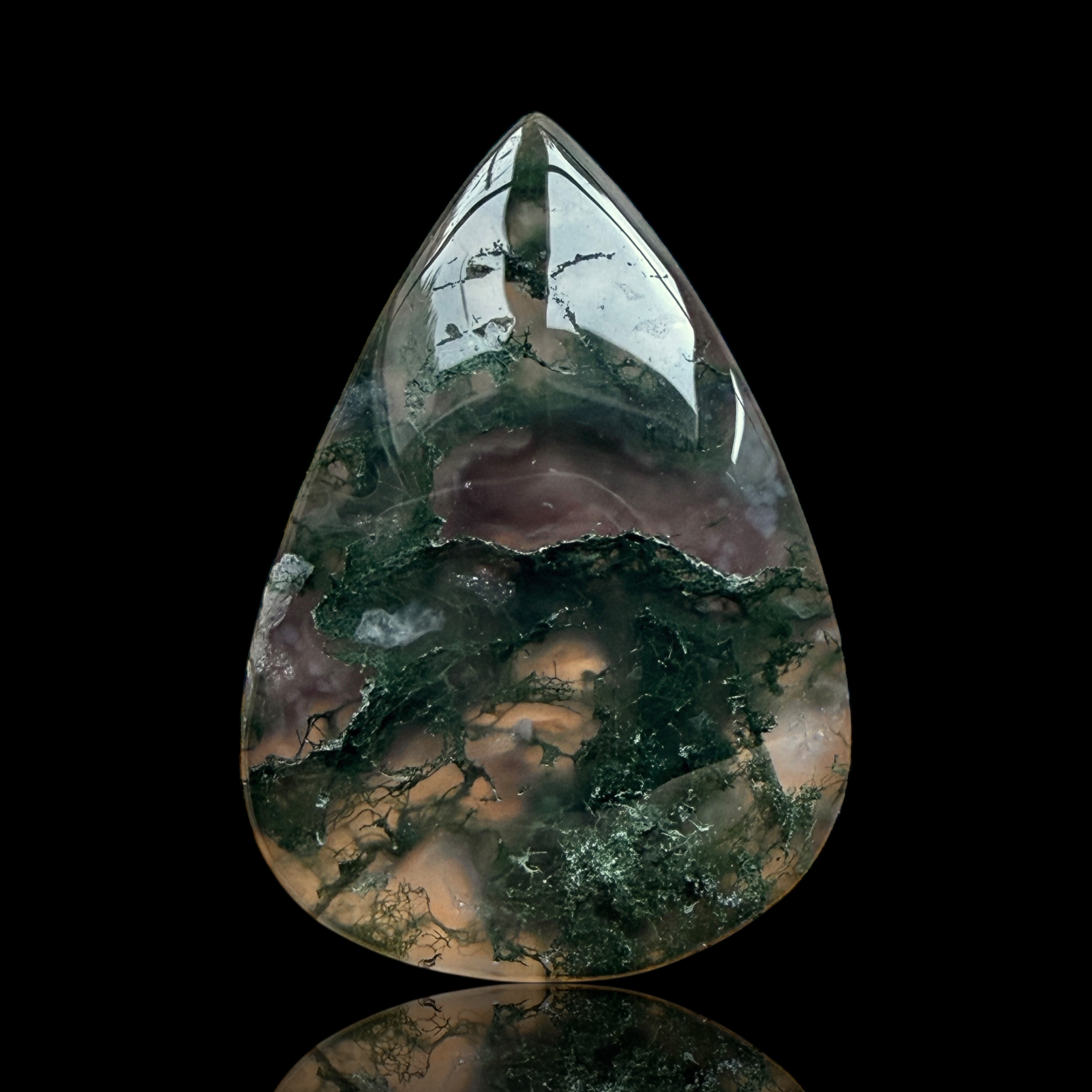 Cabochon Agate Mousse