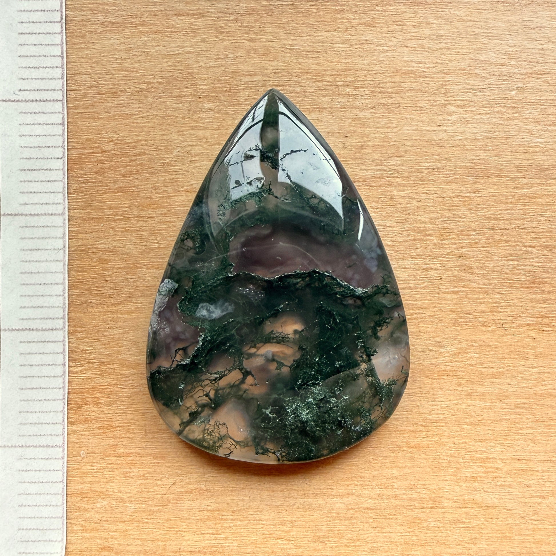 Cabochon Agate Mousse