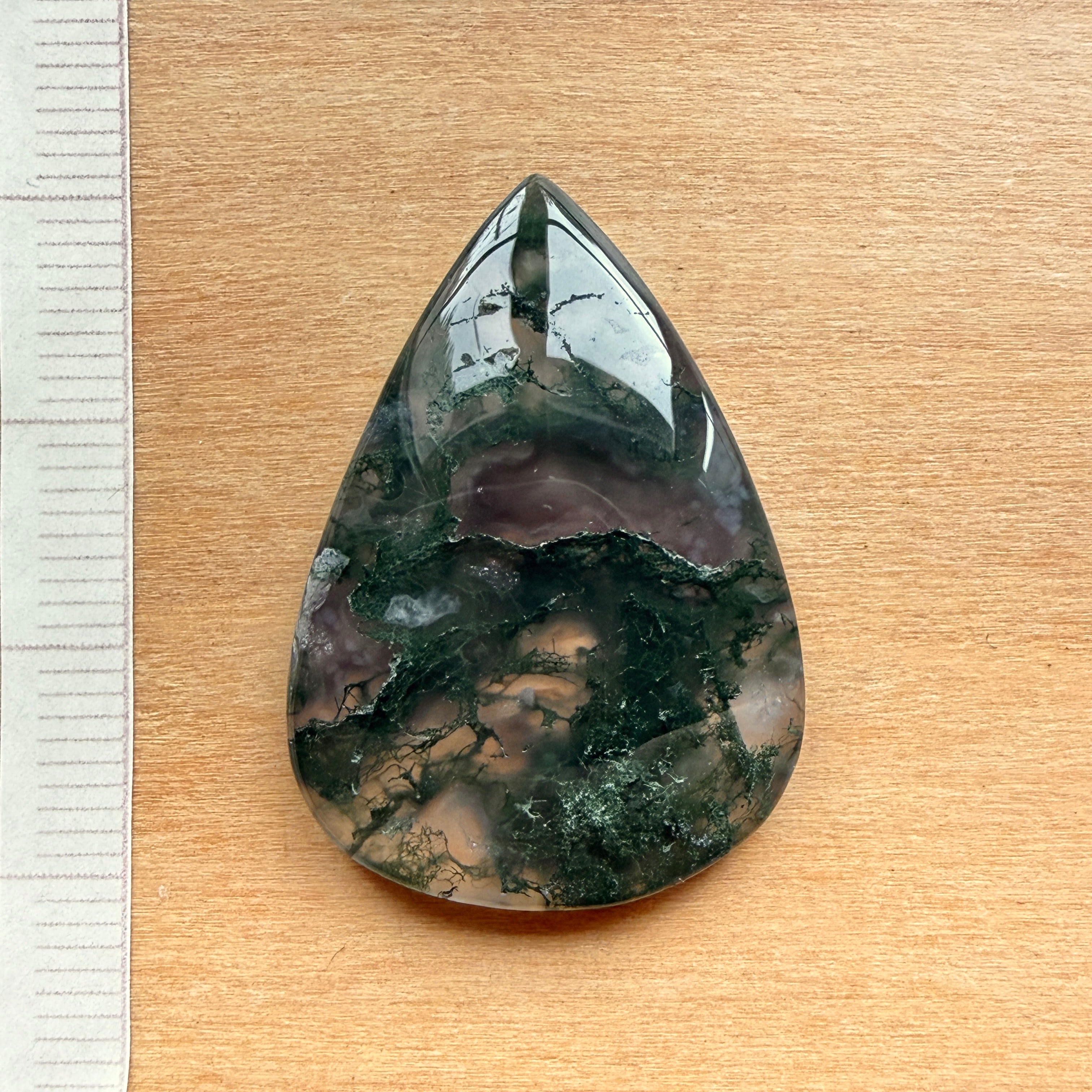 Cabochon Agate Mousse