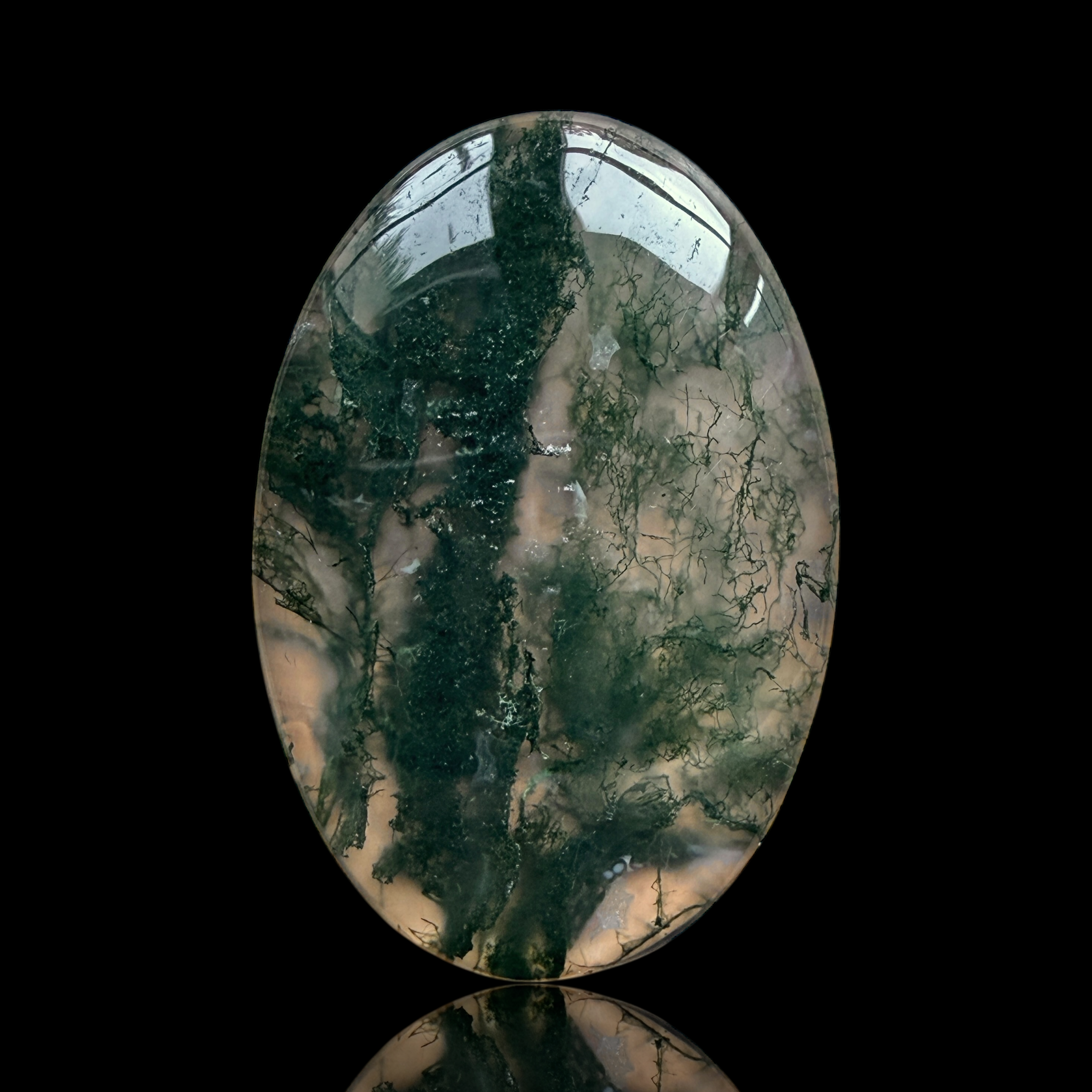 Cabochon Agate Mousse