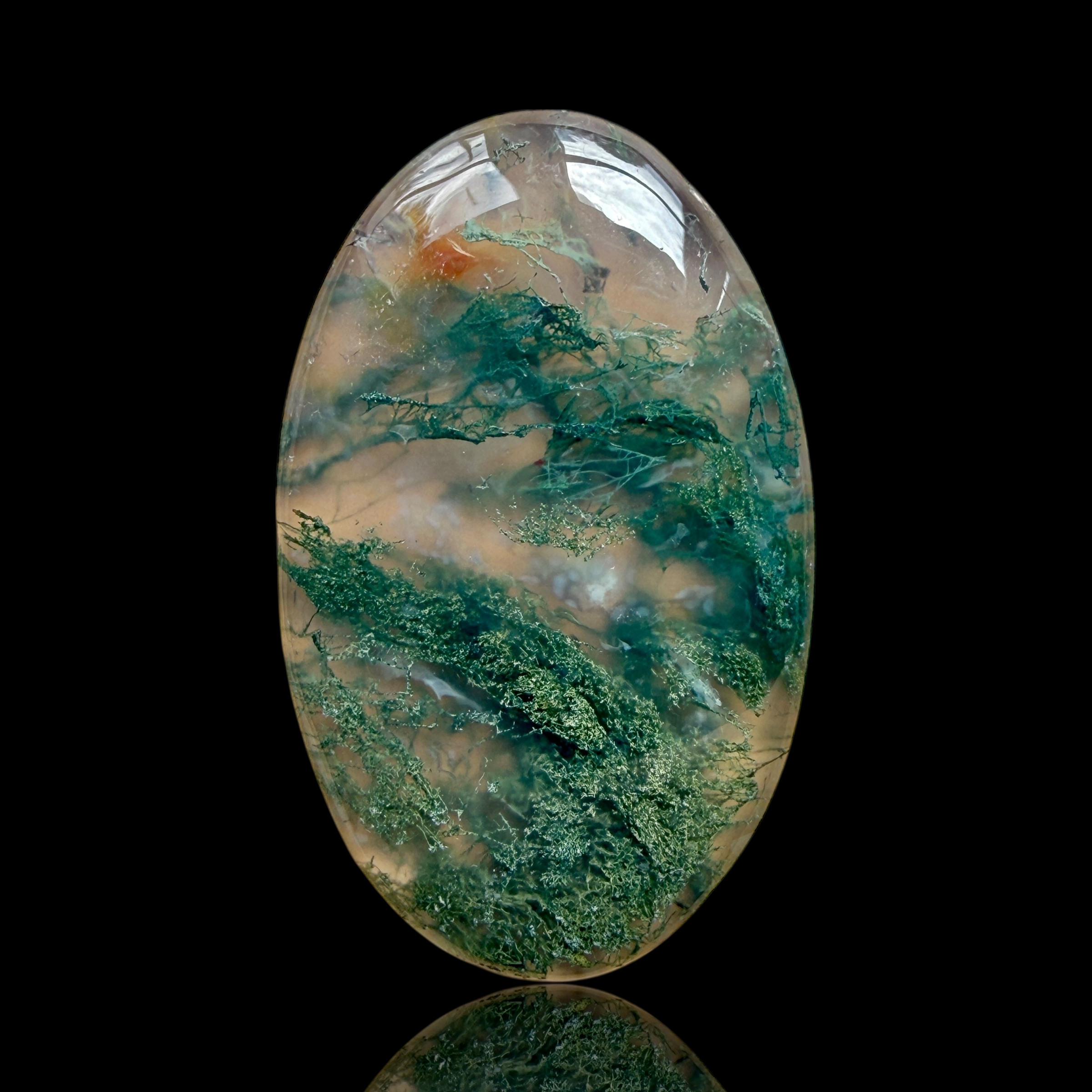 Cabochon Agate Mousse
