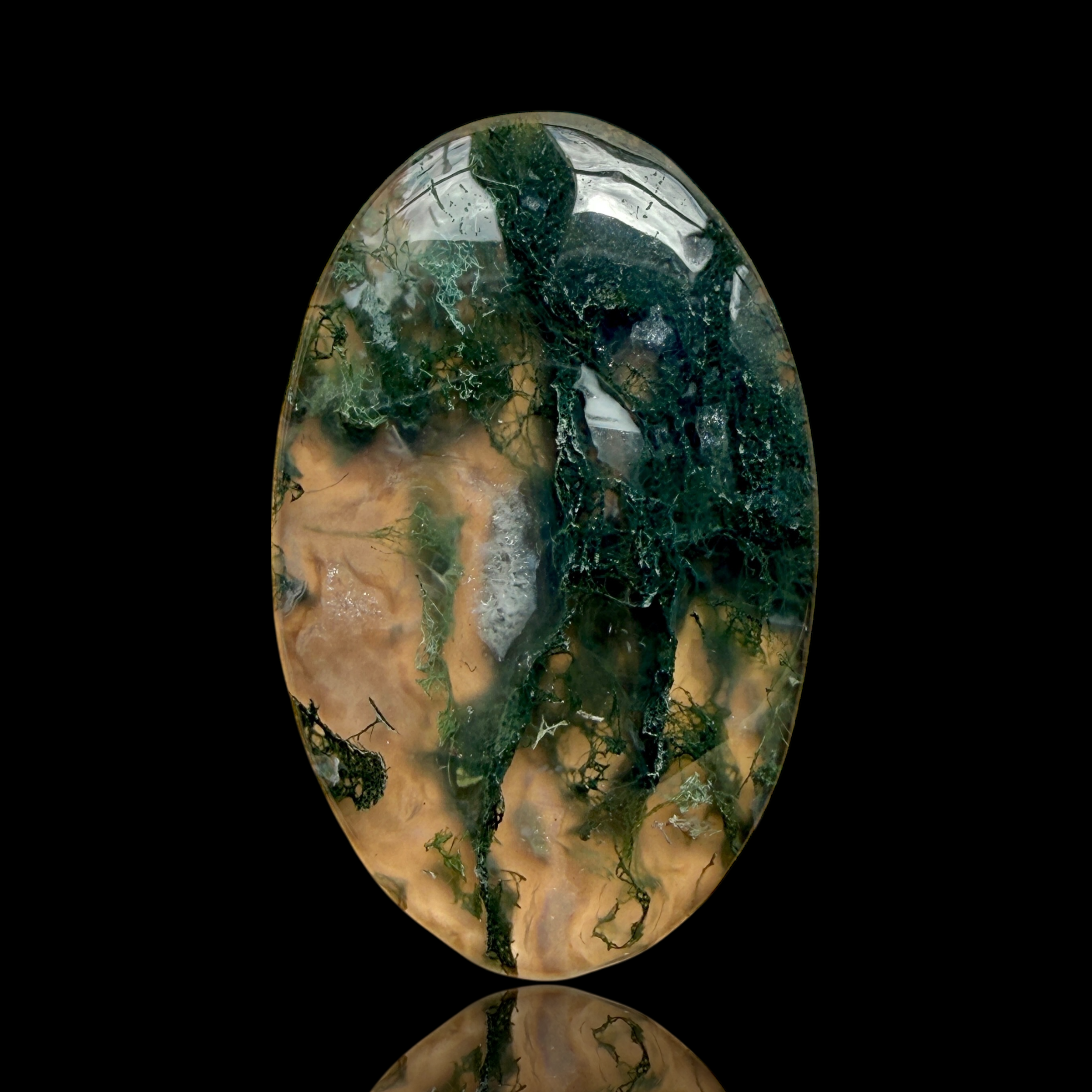 Cabochon Agate Mousse