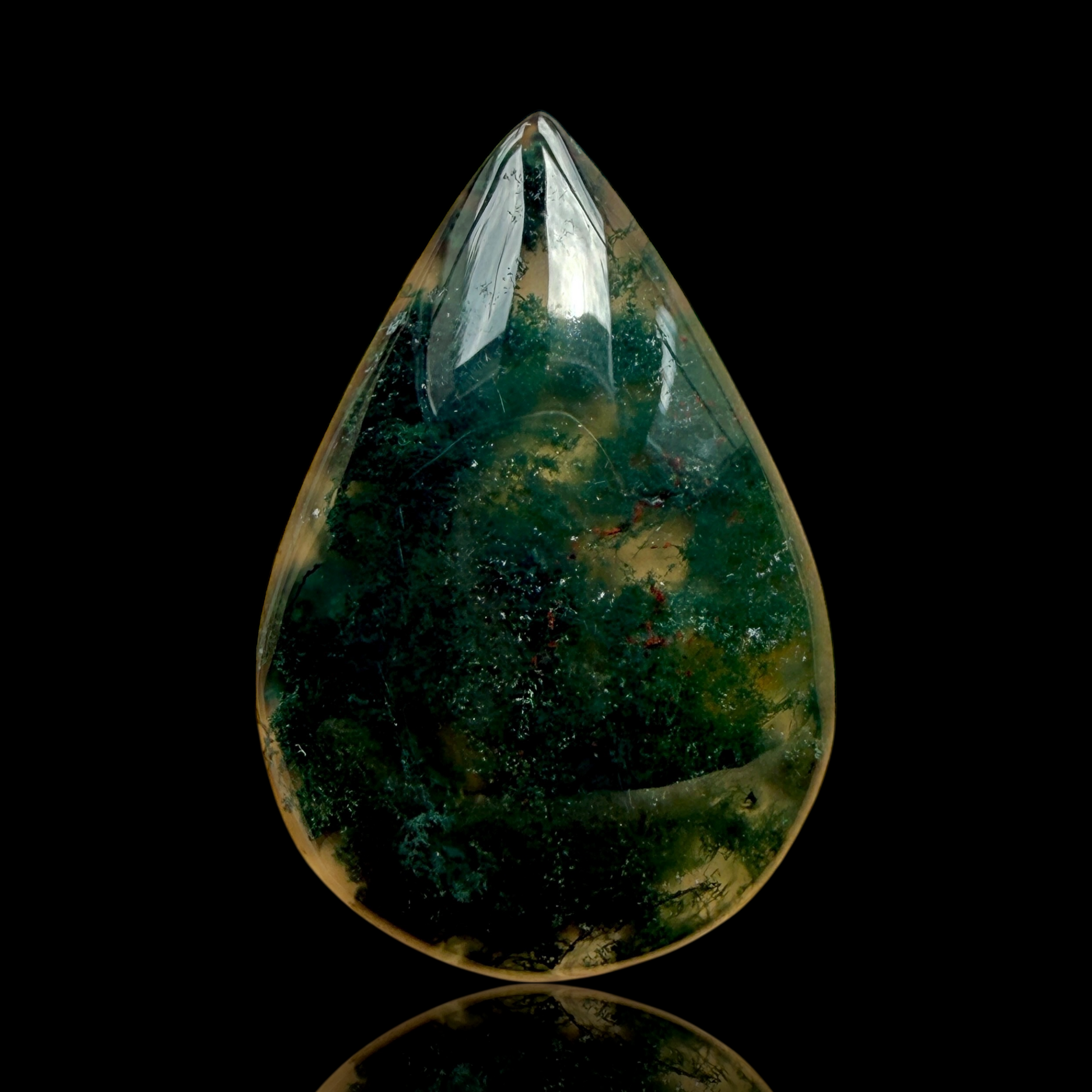 Cabochon Agate Mousse