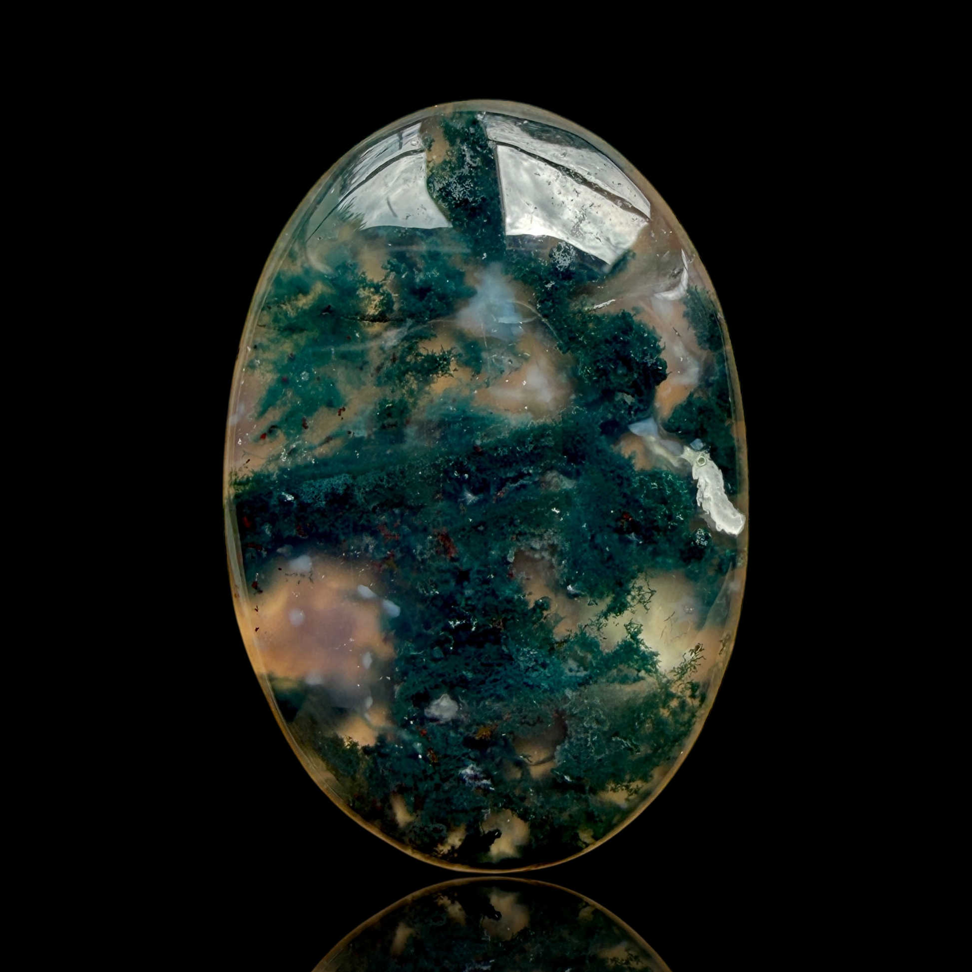 Cabochon Agate Mousse
