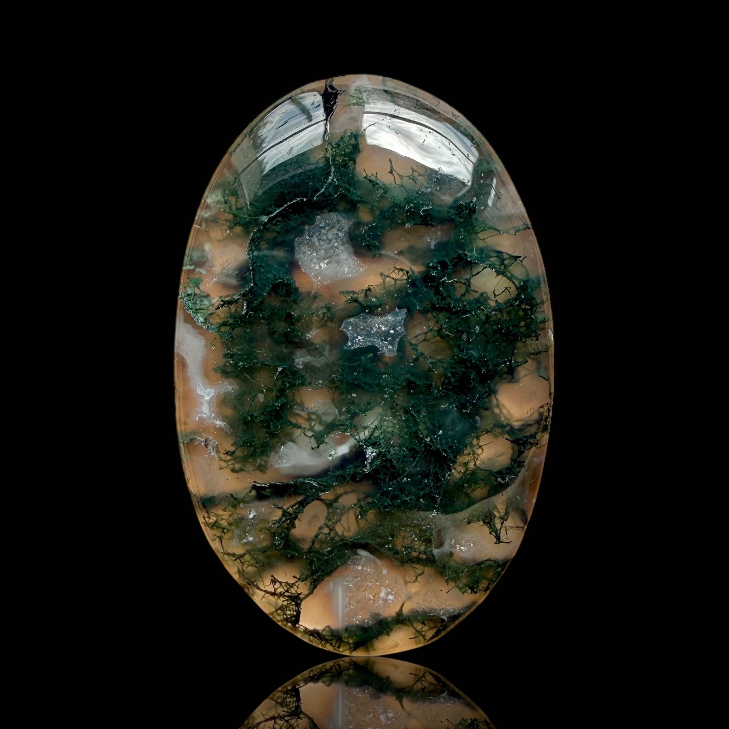 Cabochon Agate Mousse
