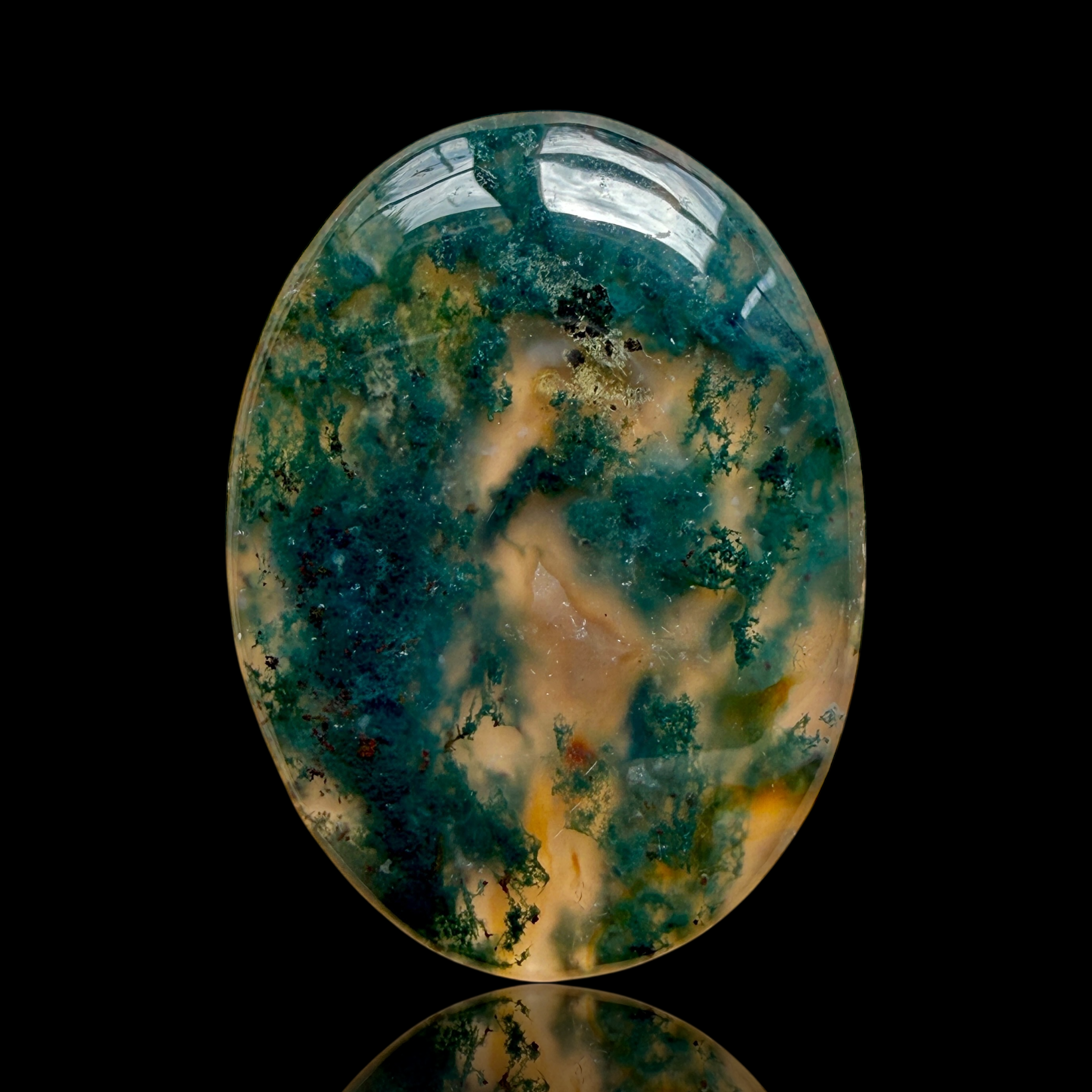 Cabochon Agate Mousse