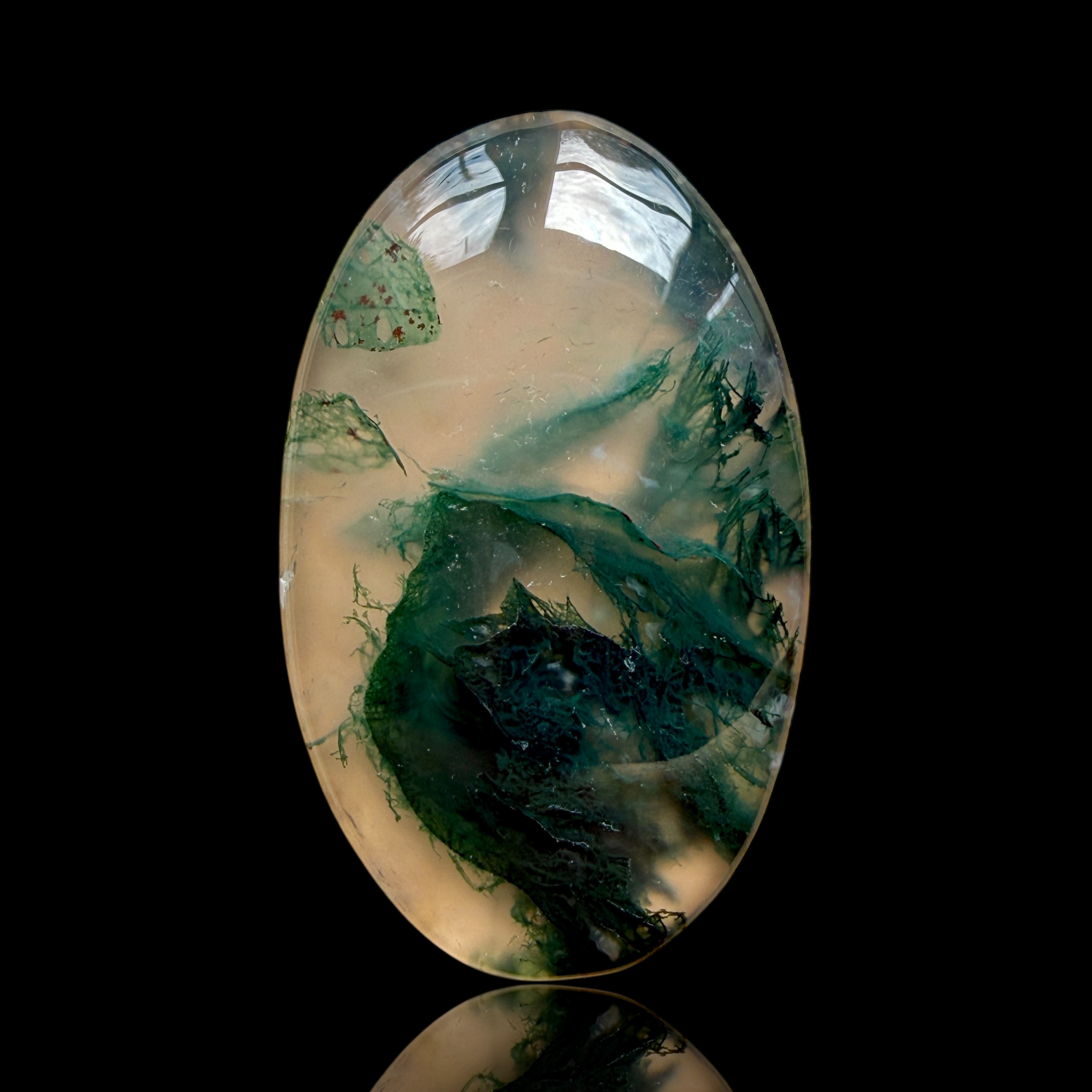 Cabochon Agate Mousse
