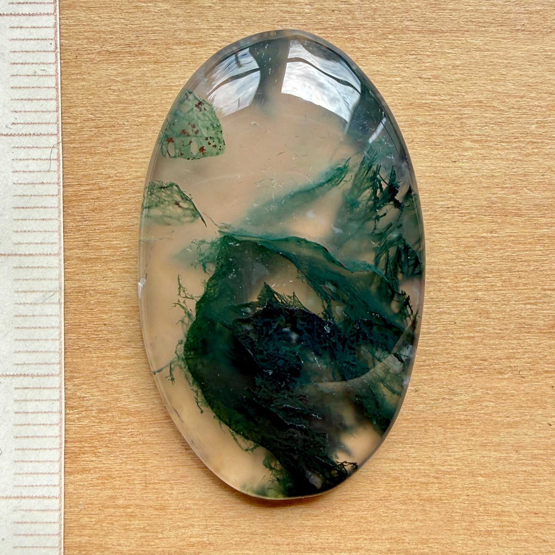 Cabochon Agate Mousse