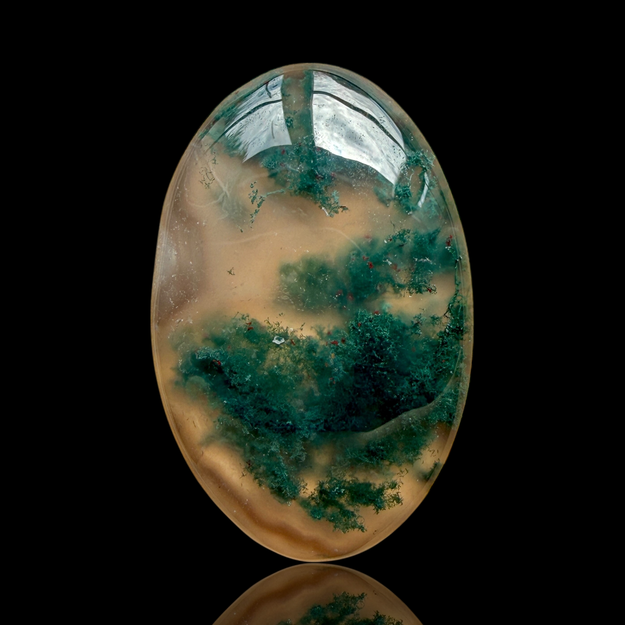 Cabochon Agate Mousse