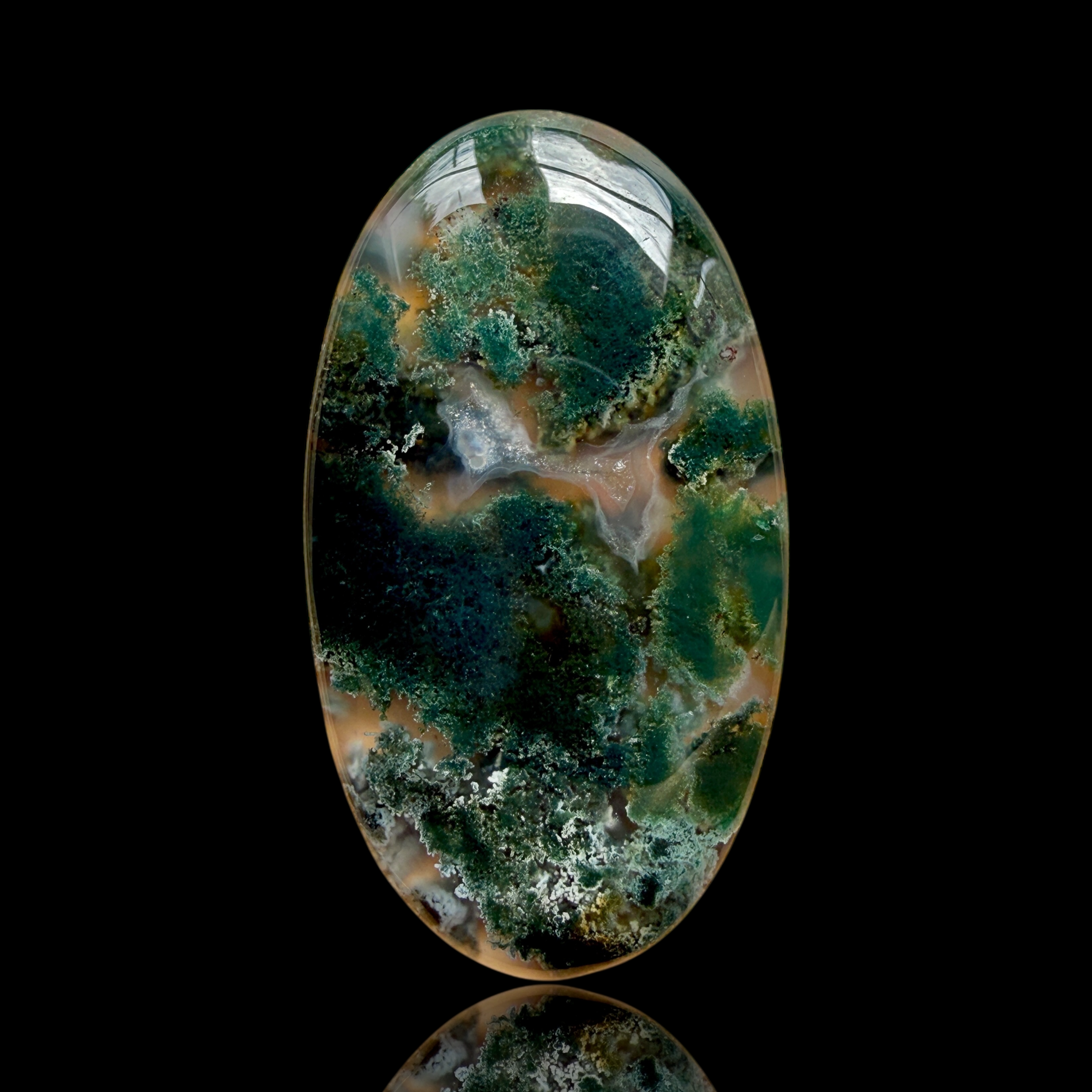 Cabochon Agate Mousse