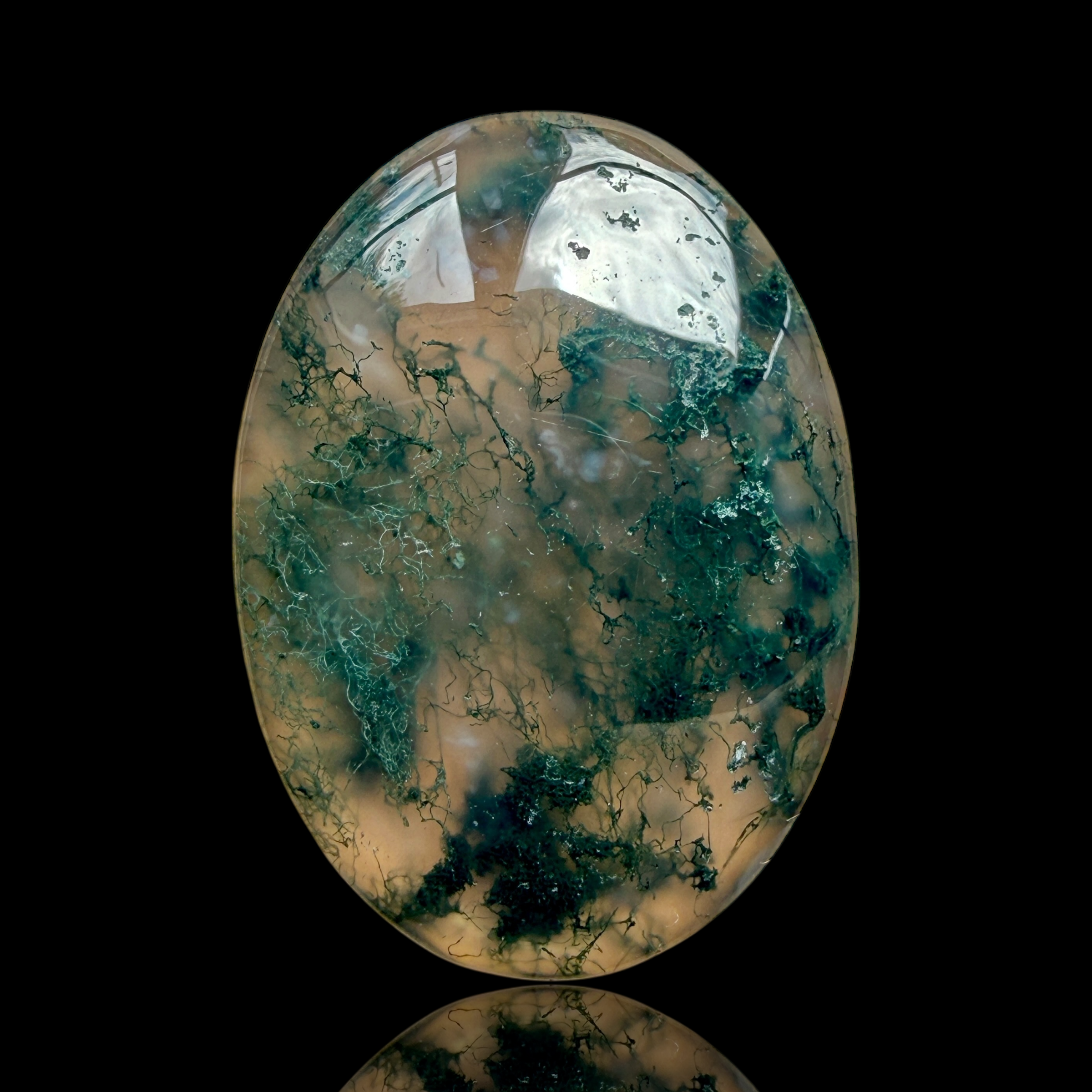 Cabochon Agate Mousse