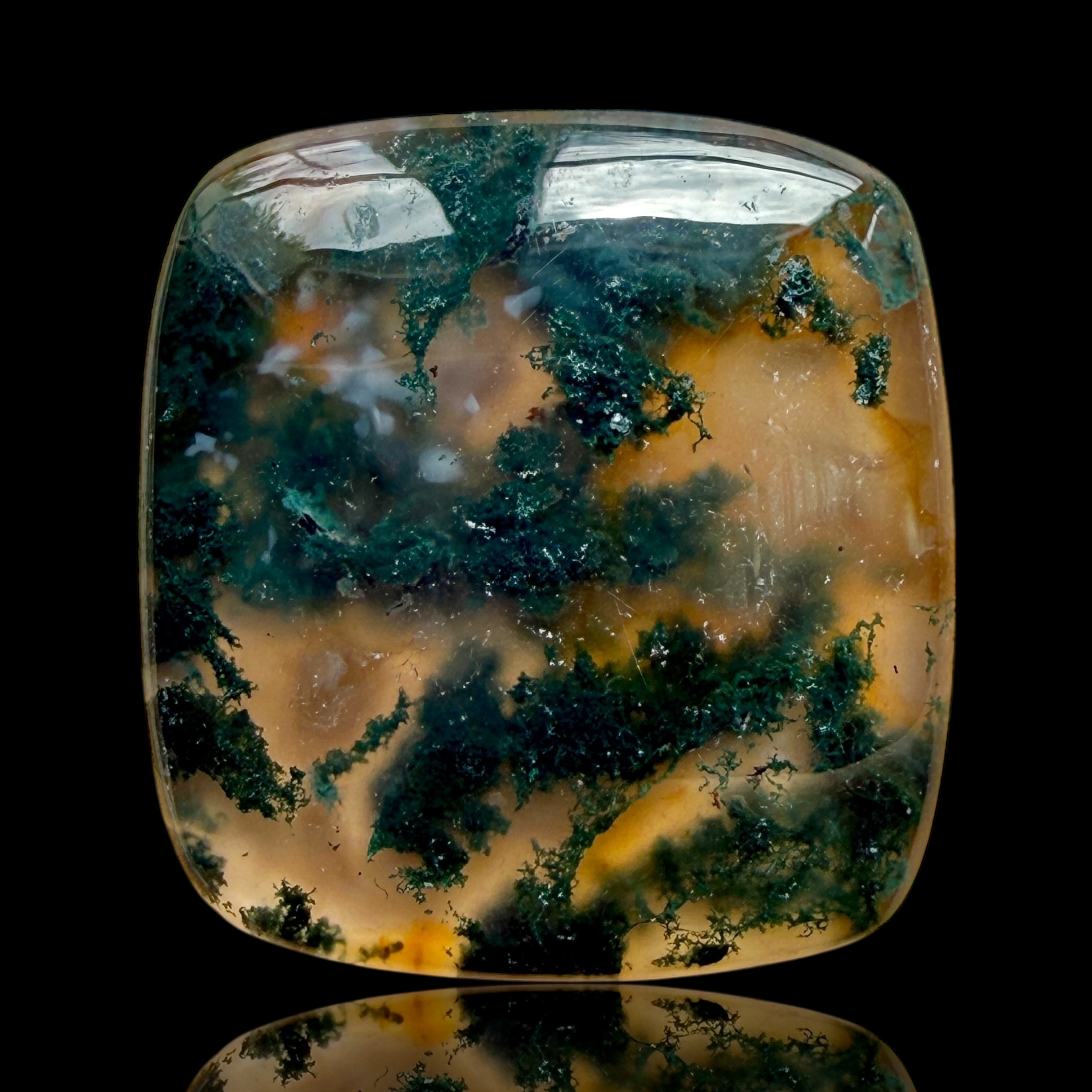 Cabochon Agate Mousse