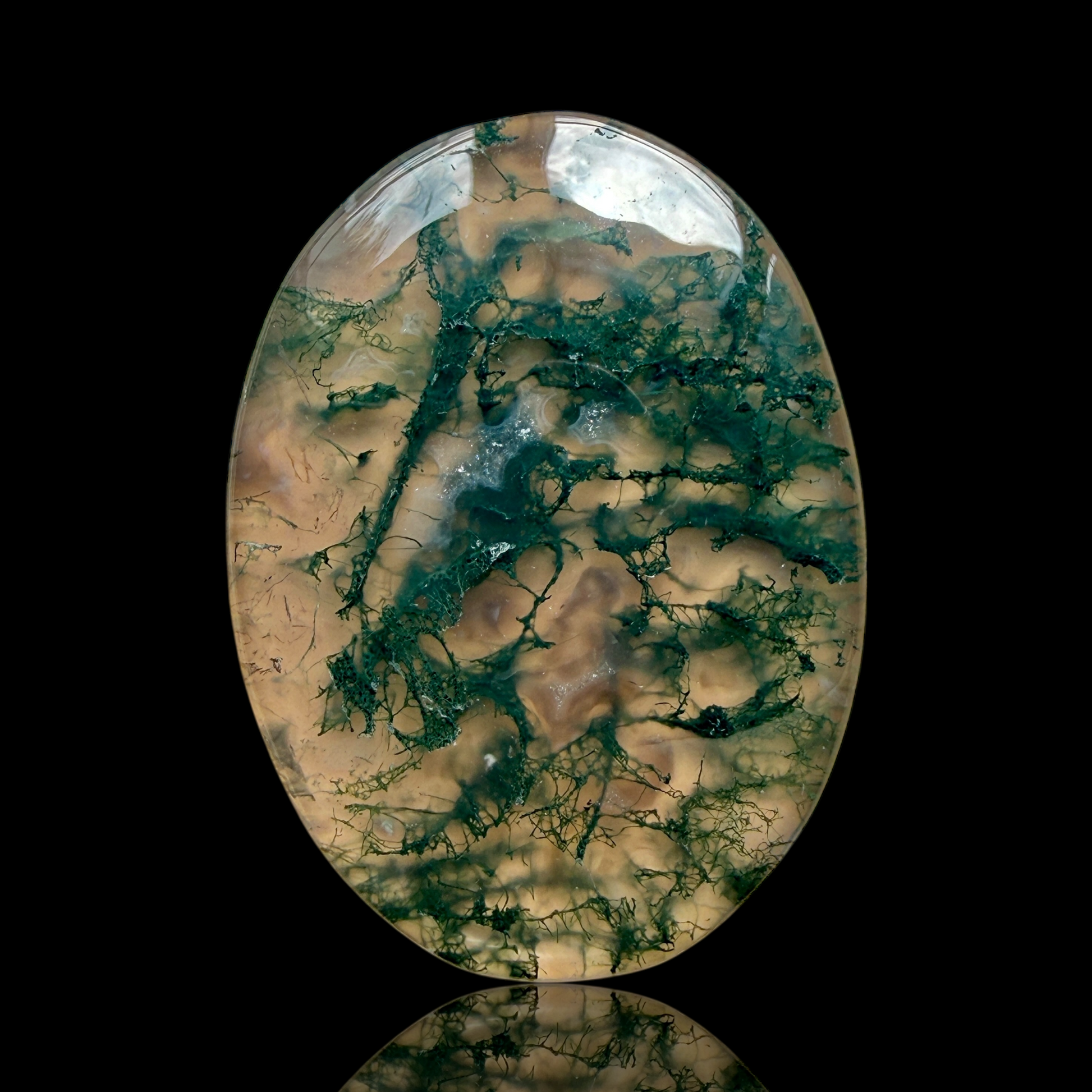 Cabochon Agate Mousse