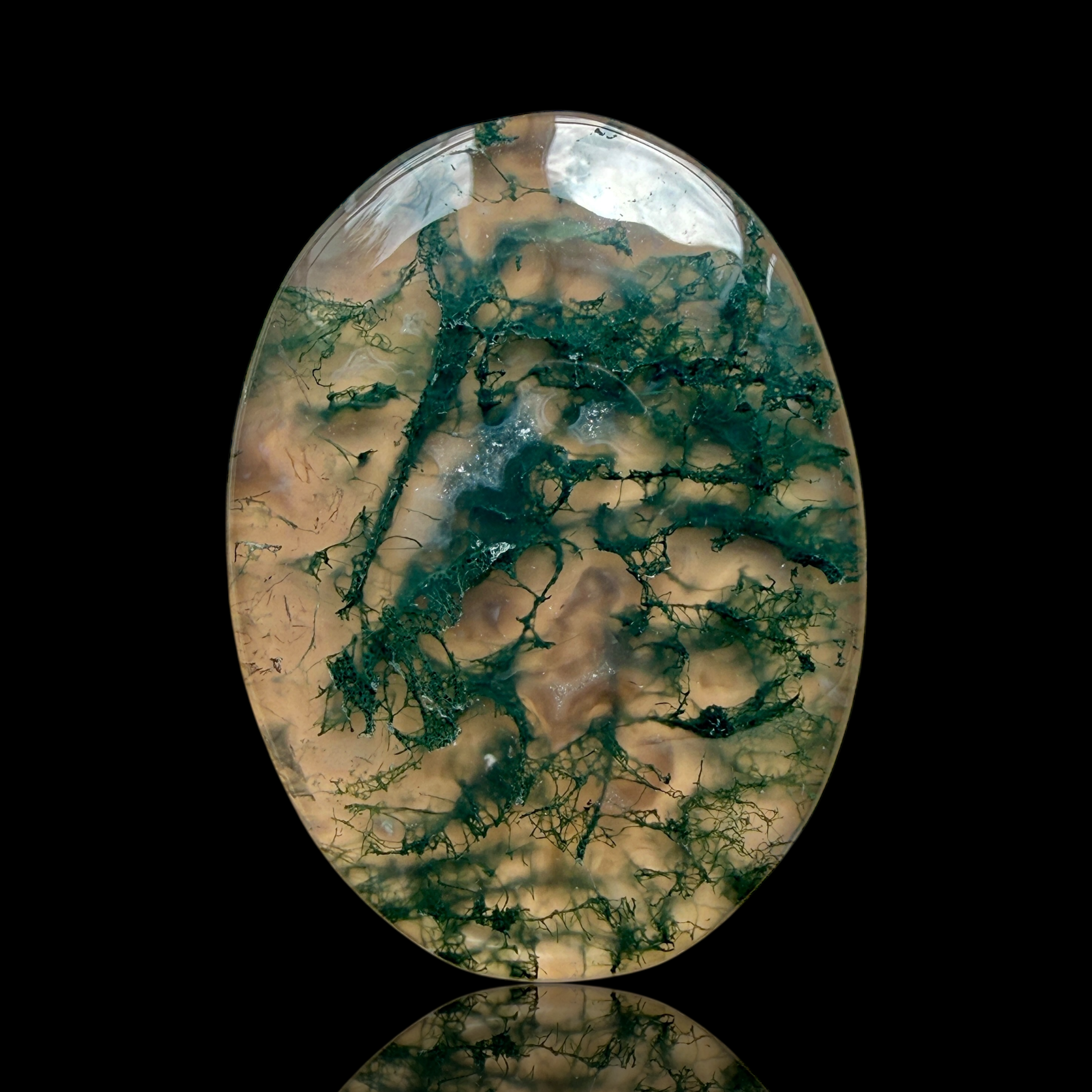 Cabochon Agate Mousse
