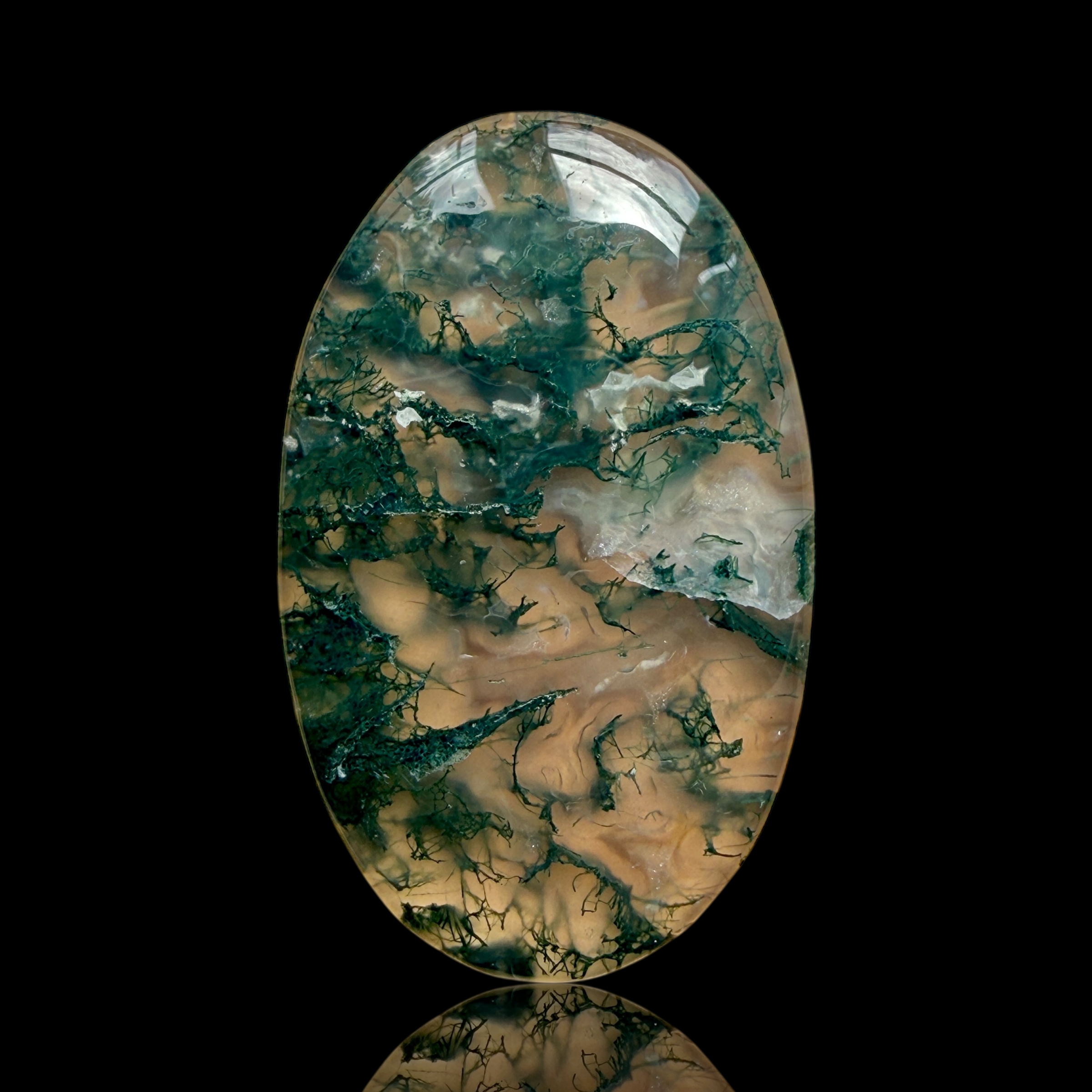 Cabochon Agate Mousse