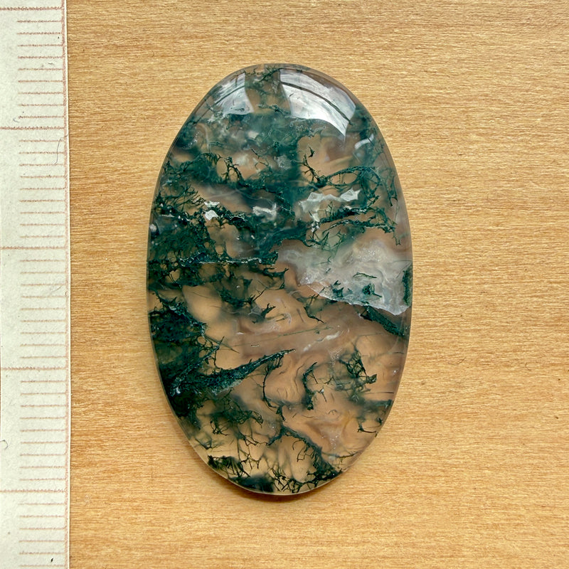 Cabochon Agate Mousse