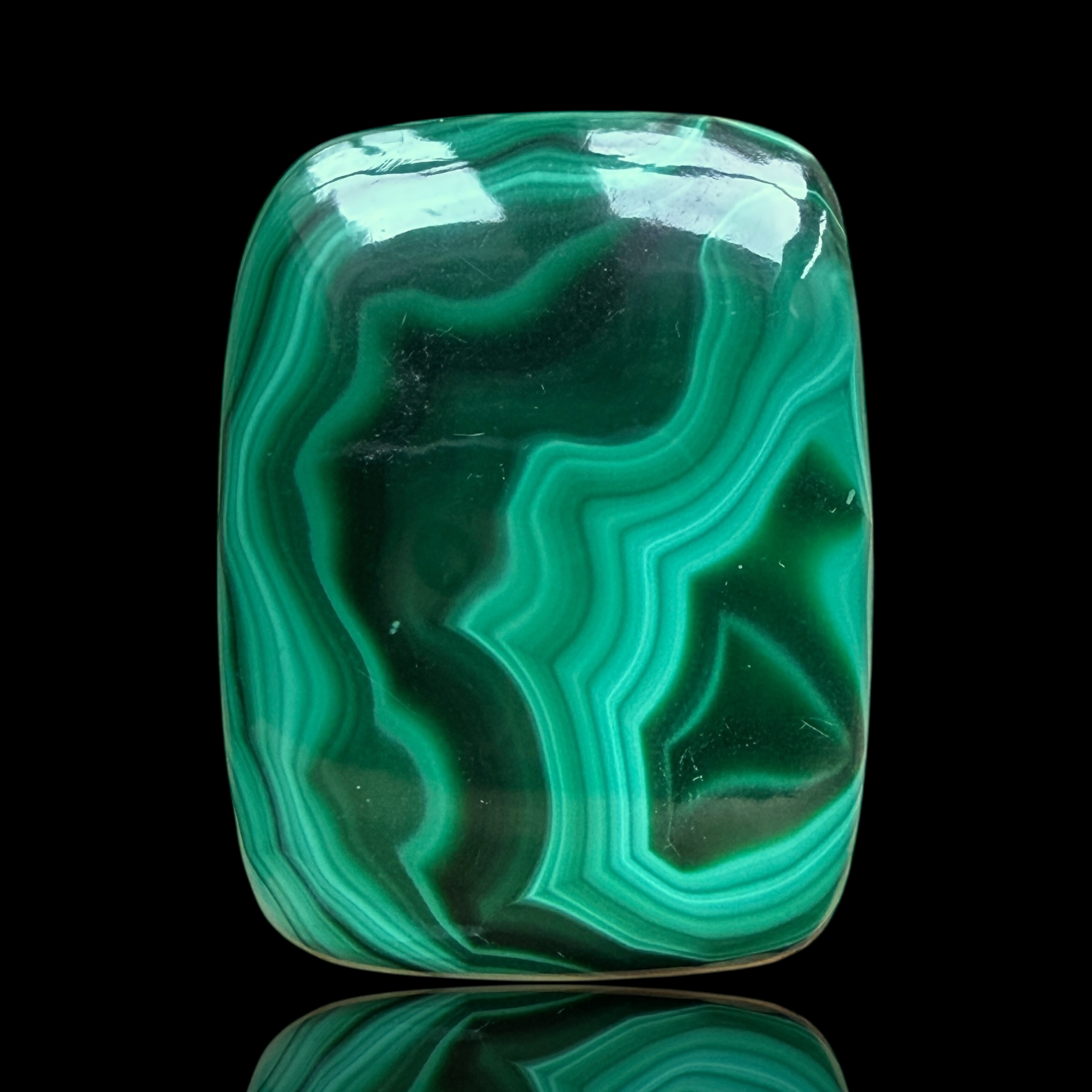 Cabochon Malachite