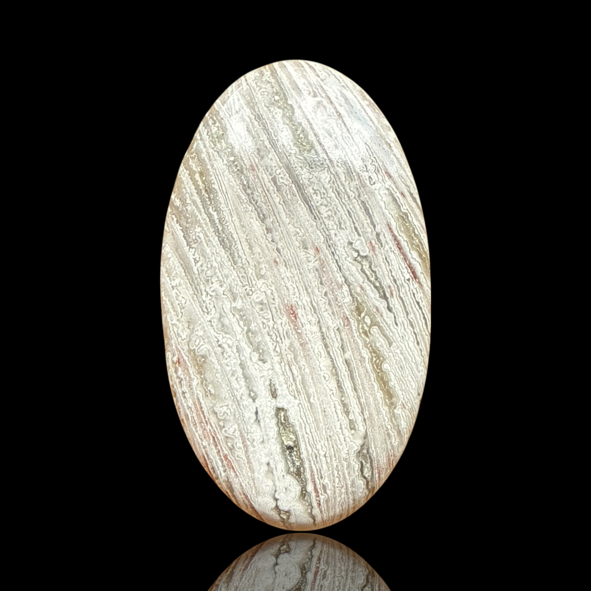 Cabochon Agate Lattice Lace