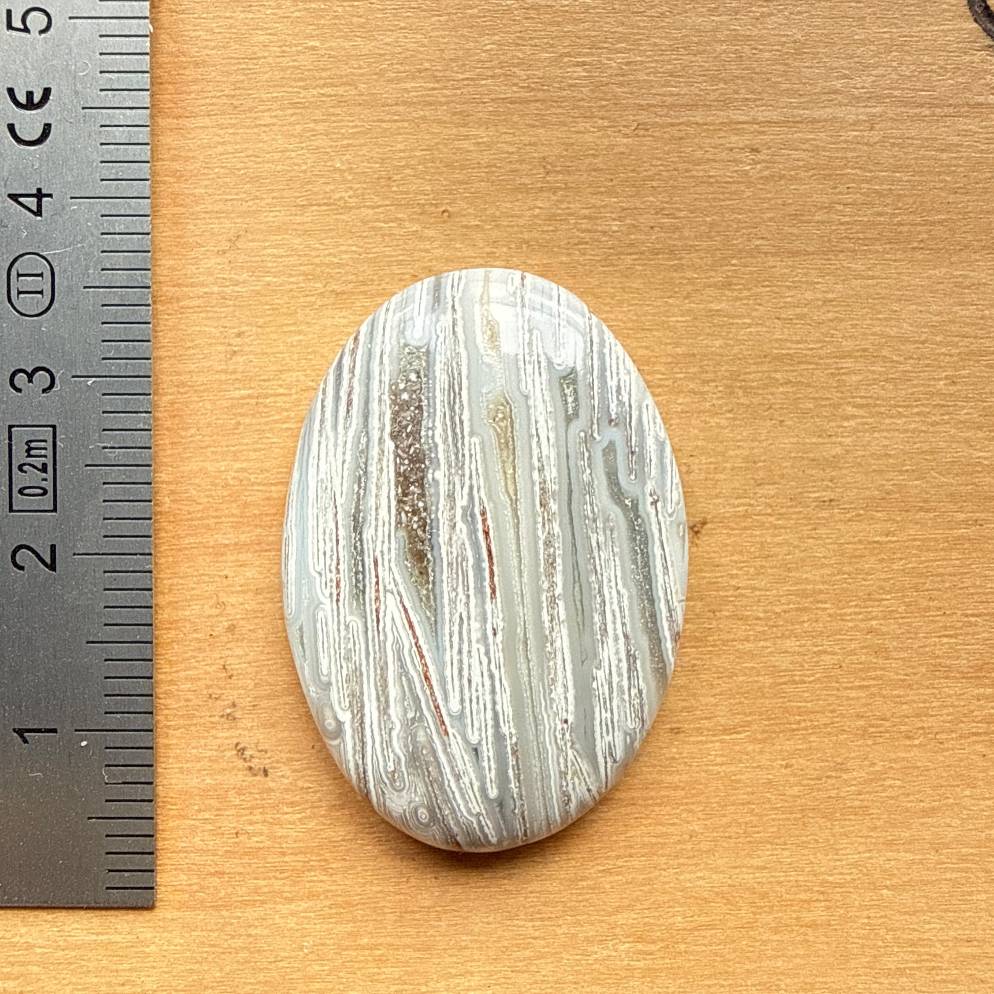 Cabochon Agate Lattice Lace