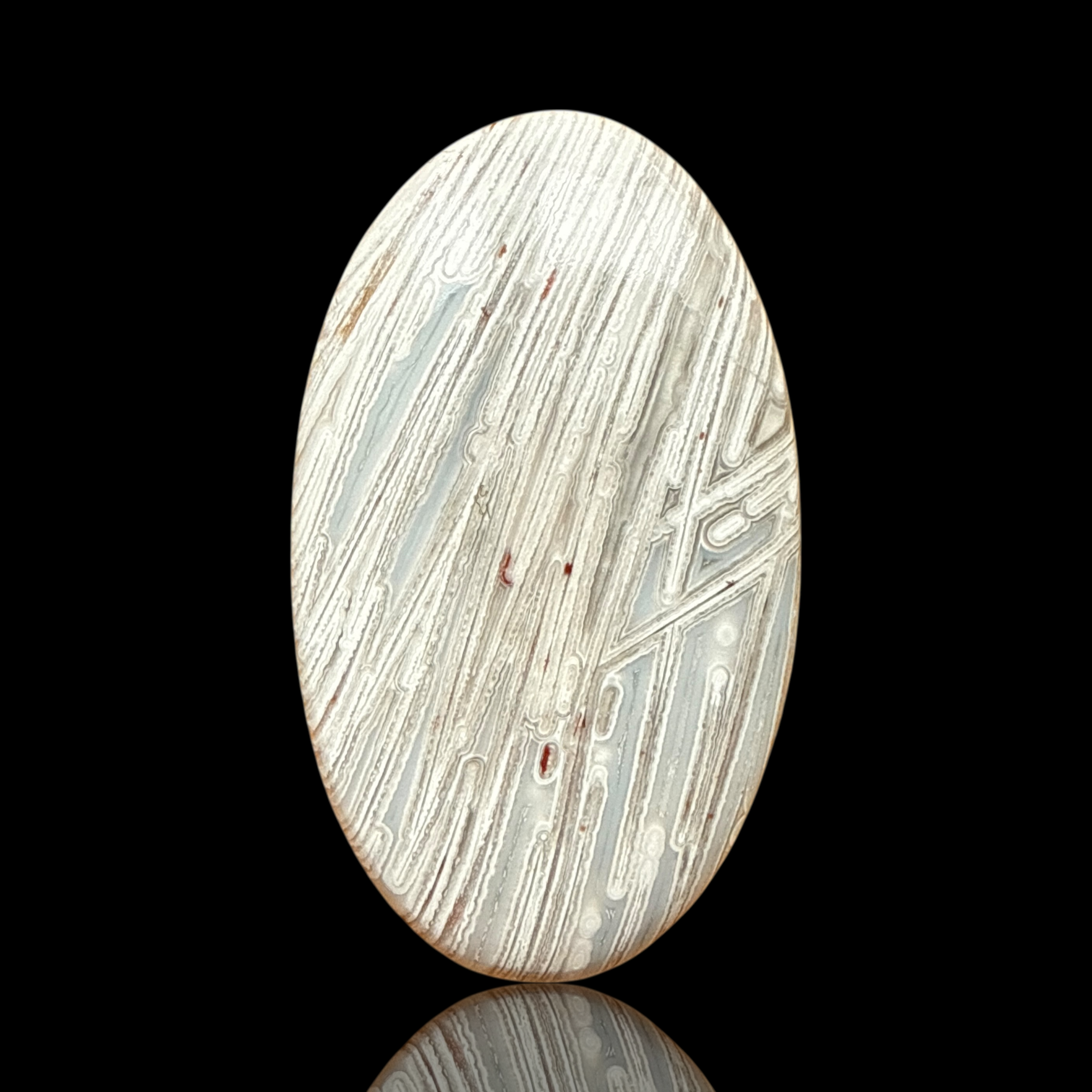 Cabochon Agate Lattice Lace