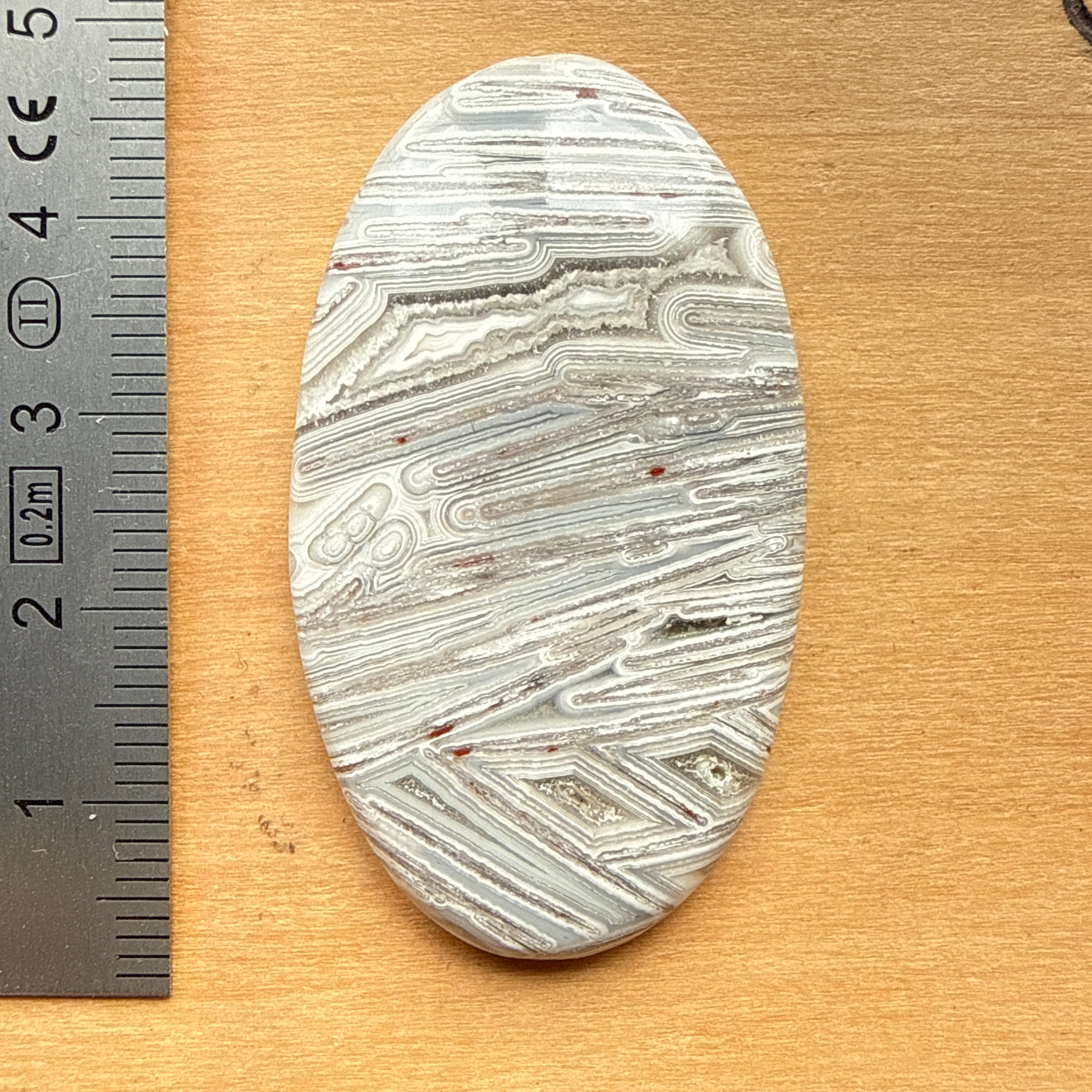 Cabochon Agate Lattice Lace