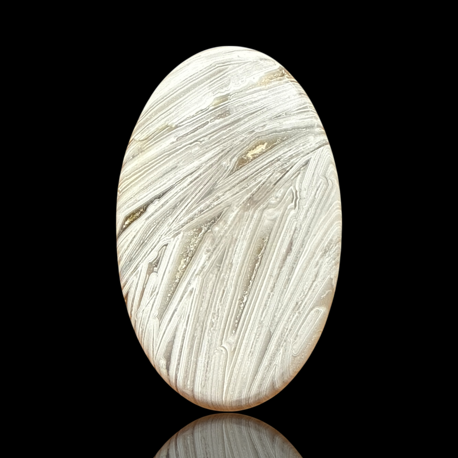 Cabochon Agate Lattice Lace