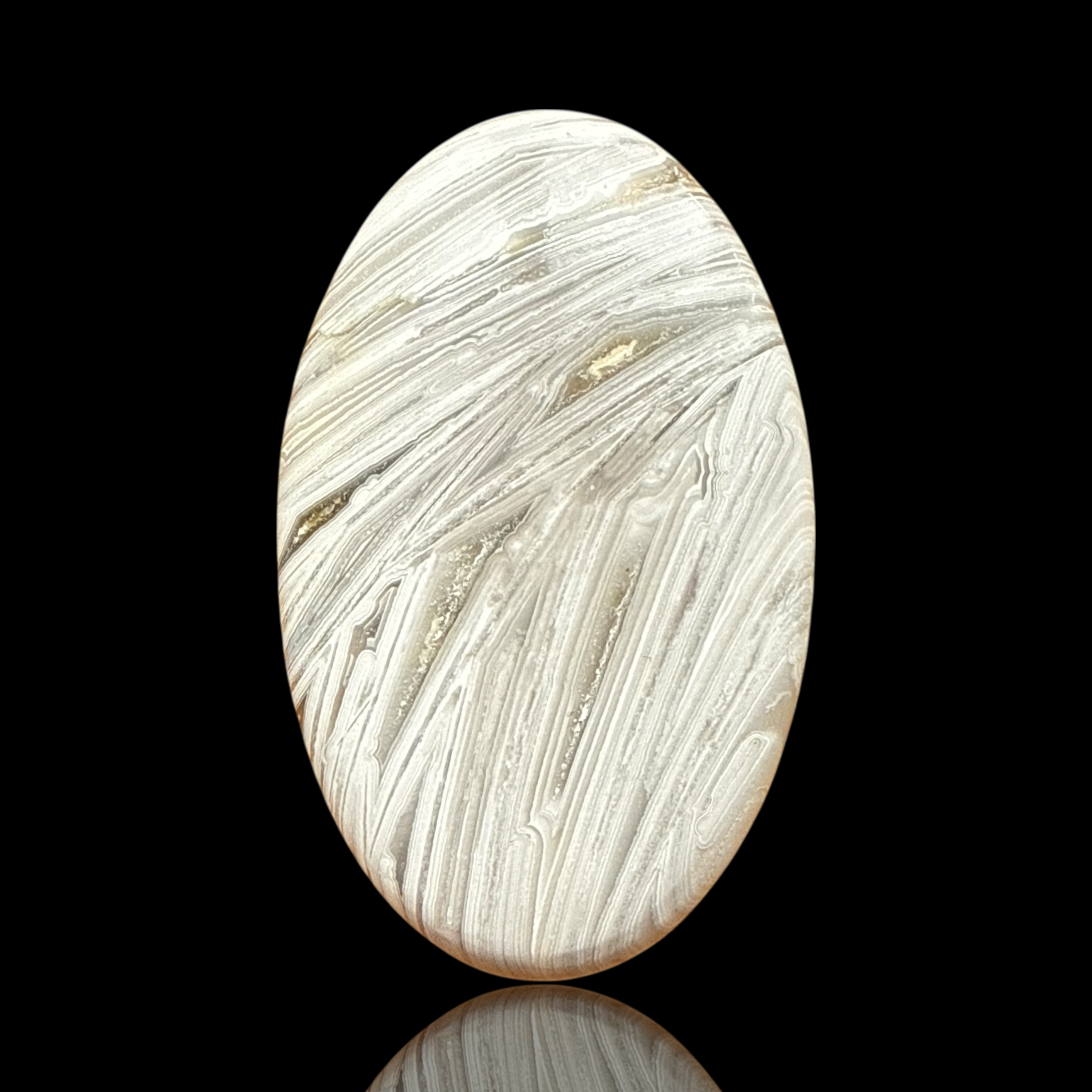 Cabochon Agate Lattice Lace