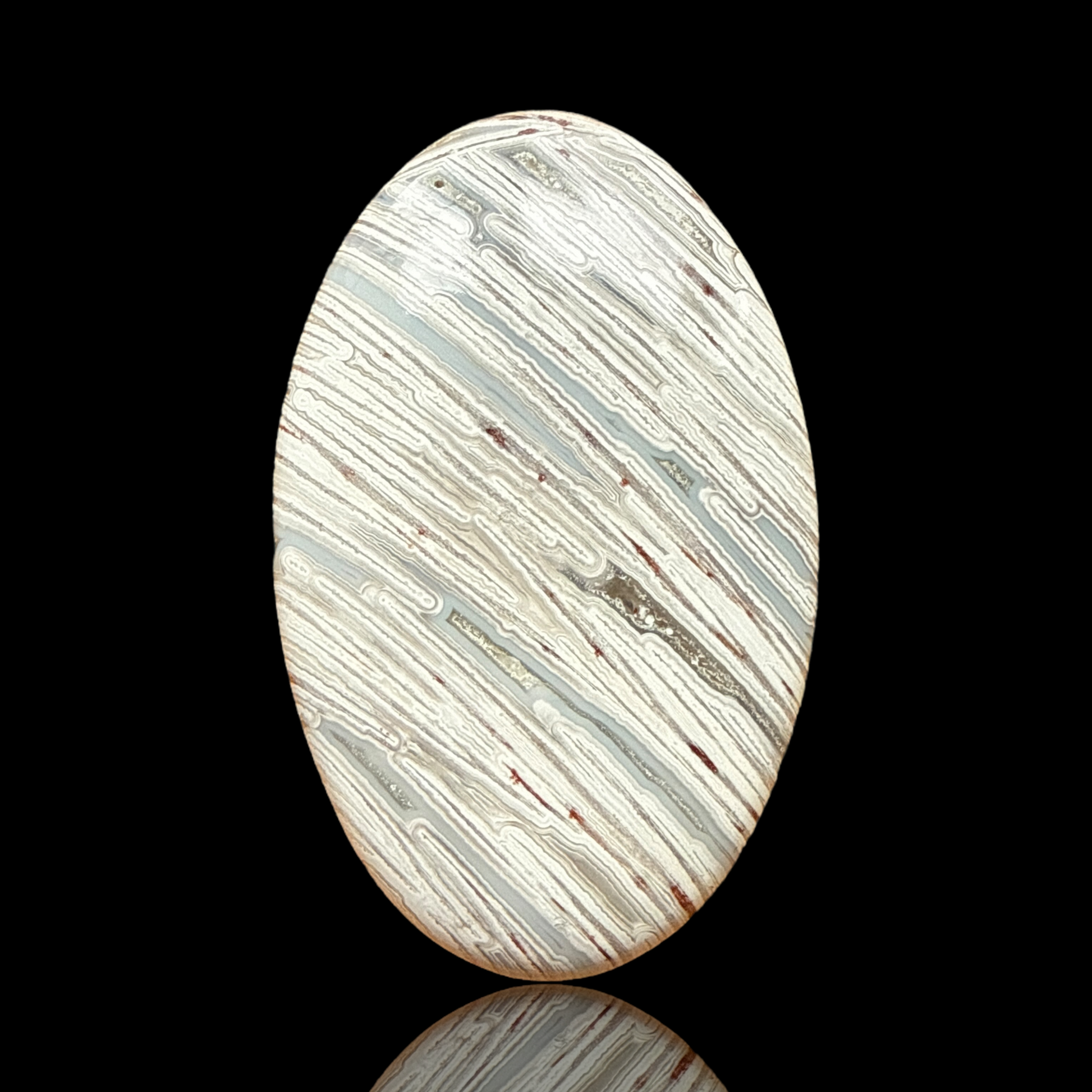 Cabochon Agate Lattice Lace