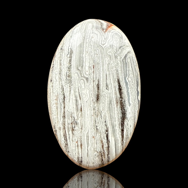 Cabochon Agate Lattice Lace