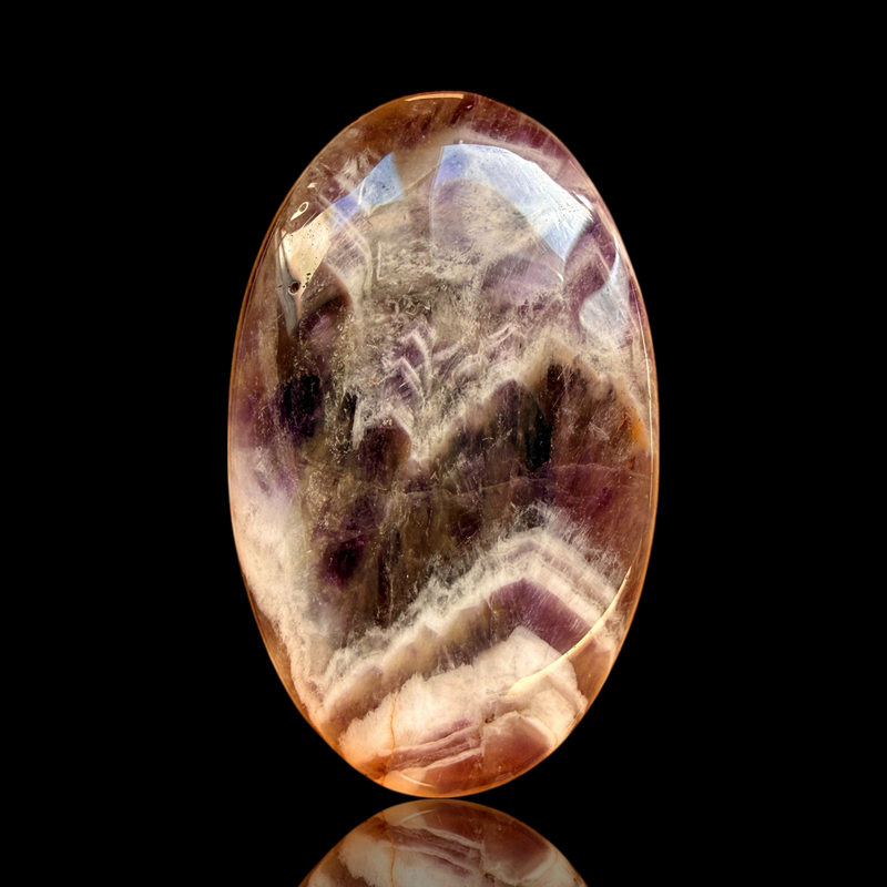 Cabochon Améthyste Chevron